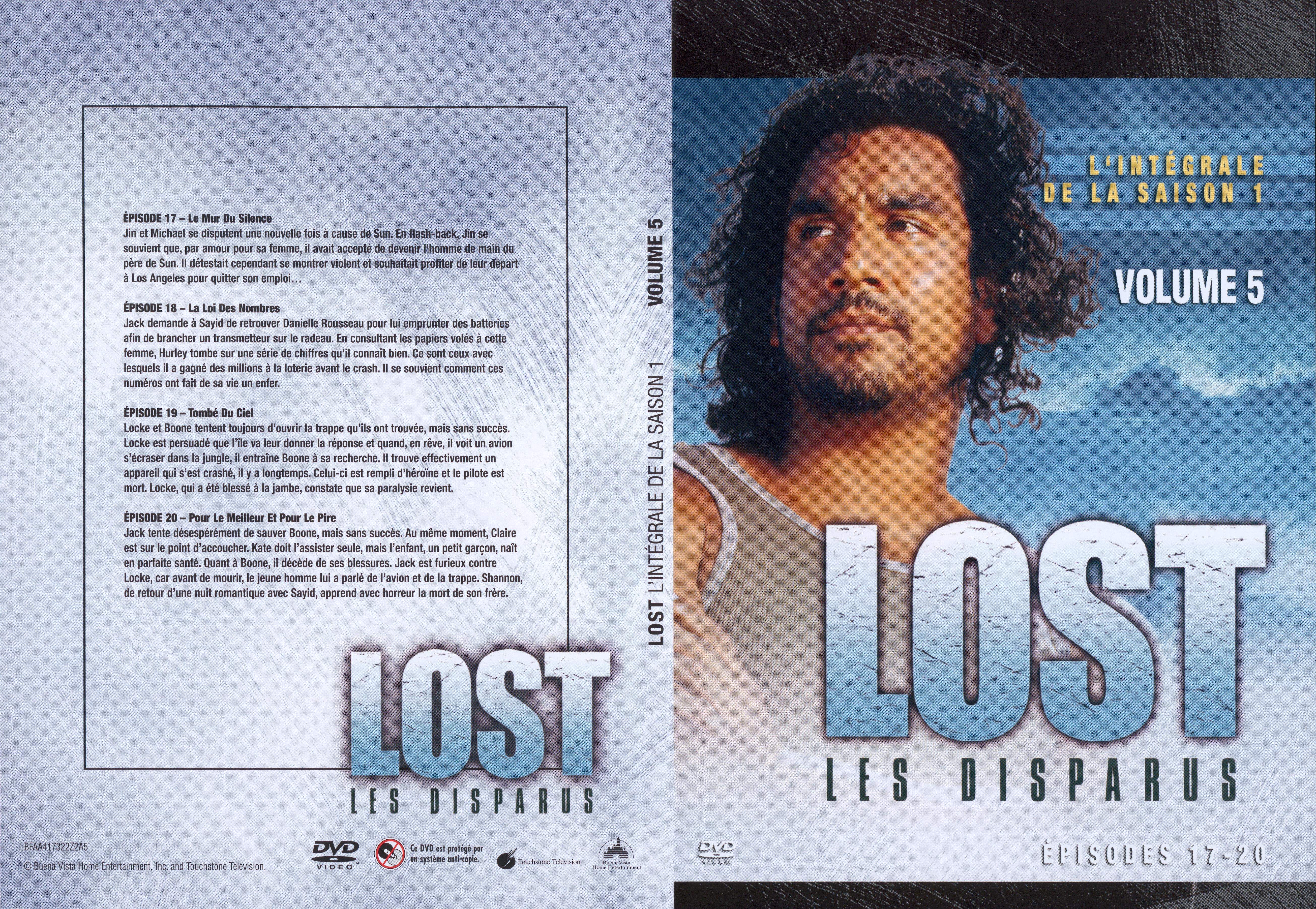 Jaquette DVD Lost Saison 1 DVD 5