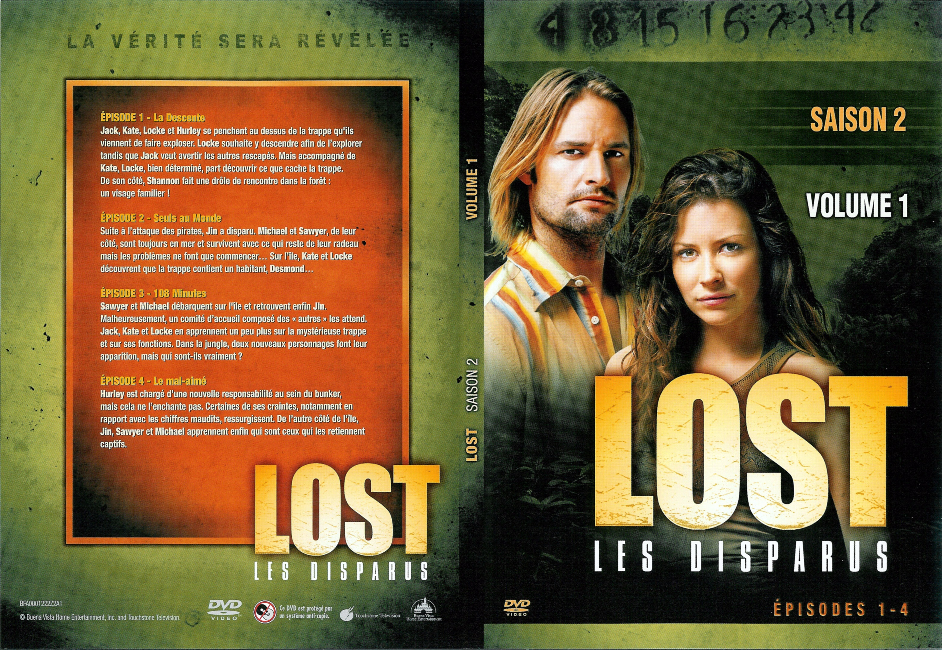 Jaquette DVD Lost Saison 2 DVD 1