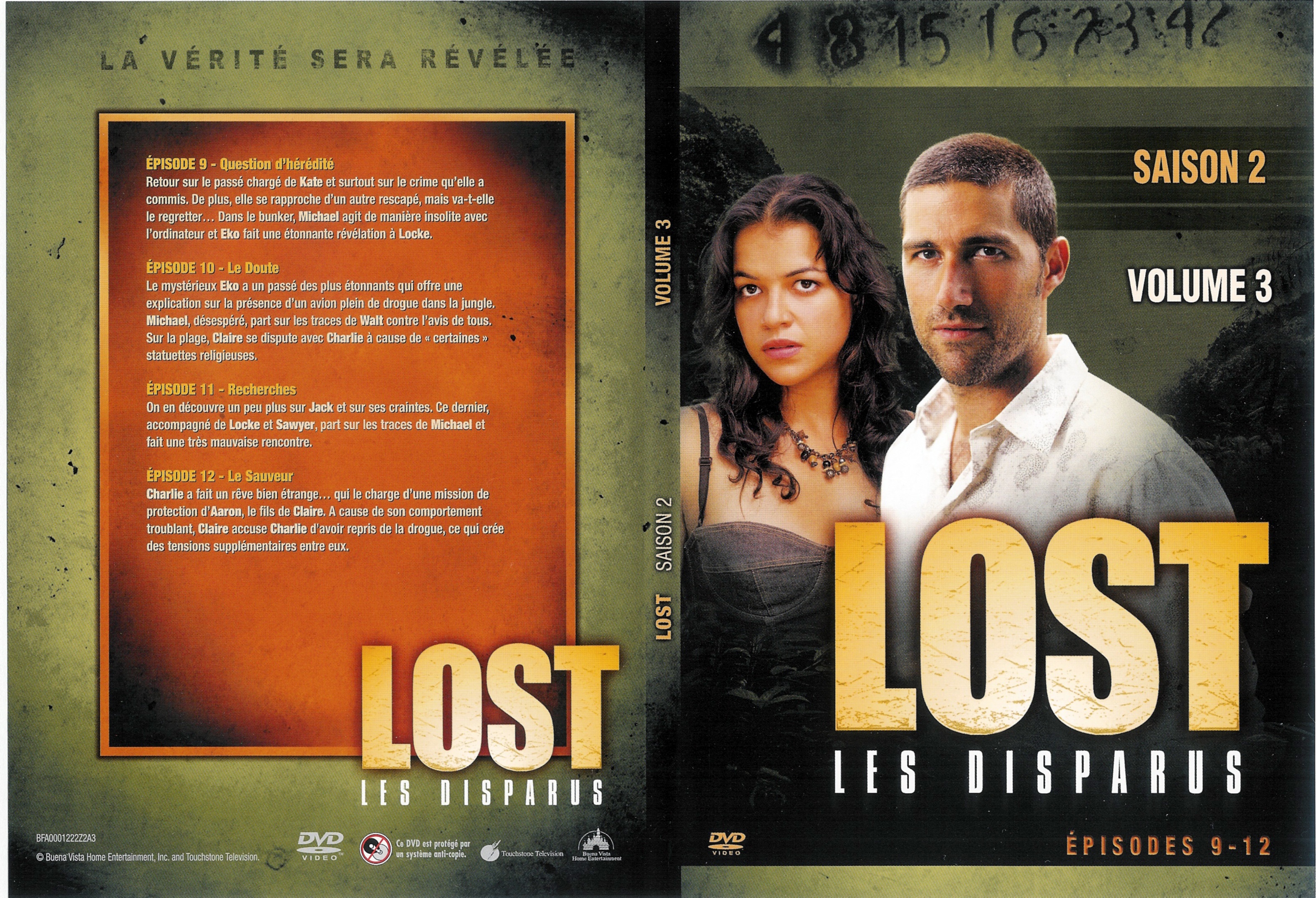Jaquette DVD Lost Saison 2 DVD 3
