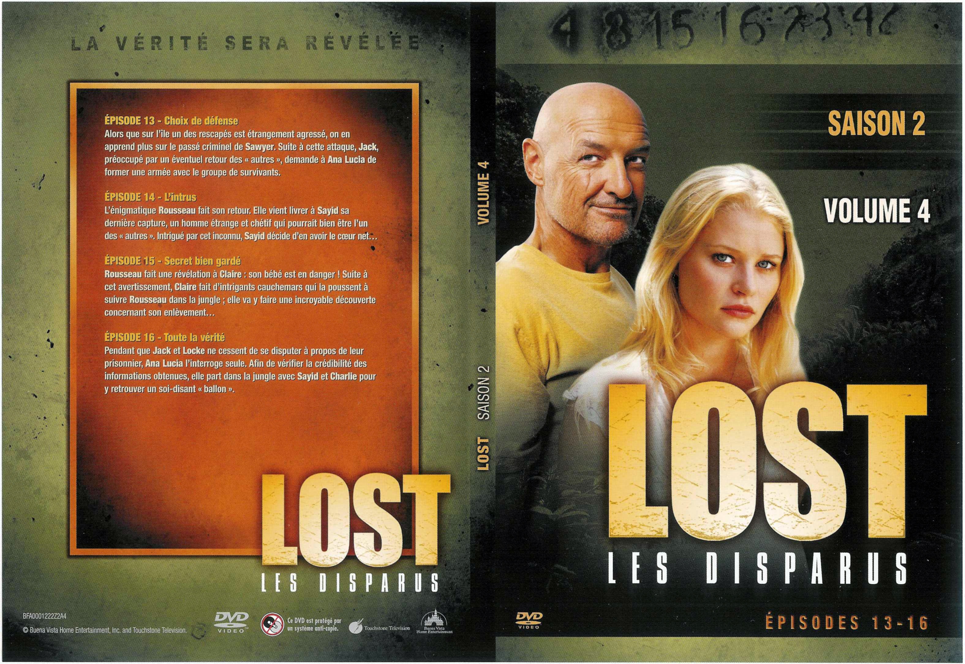 Jaquette DVD Lost Saison 2 DVD 4
