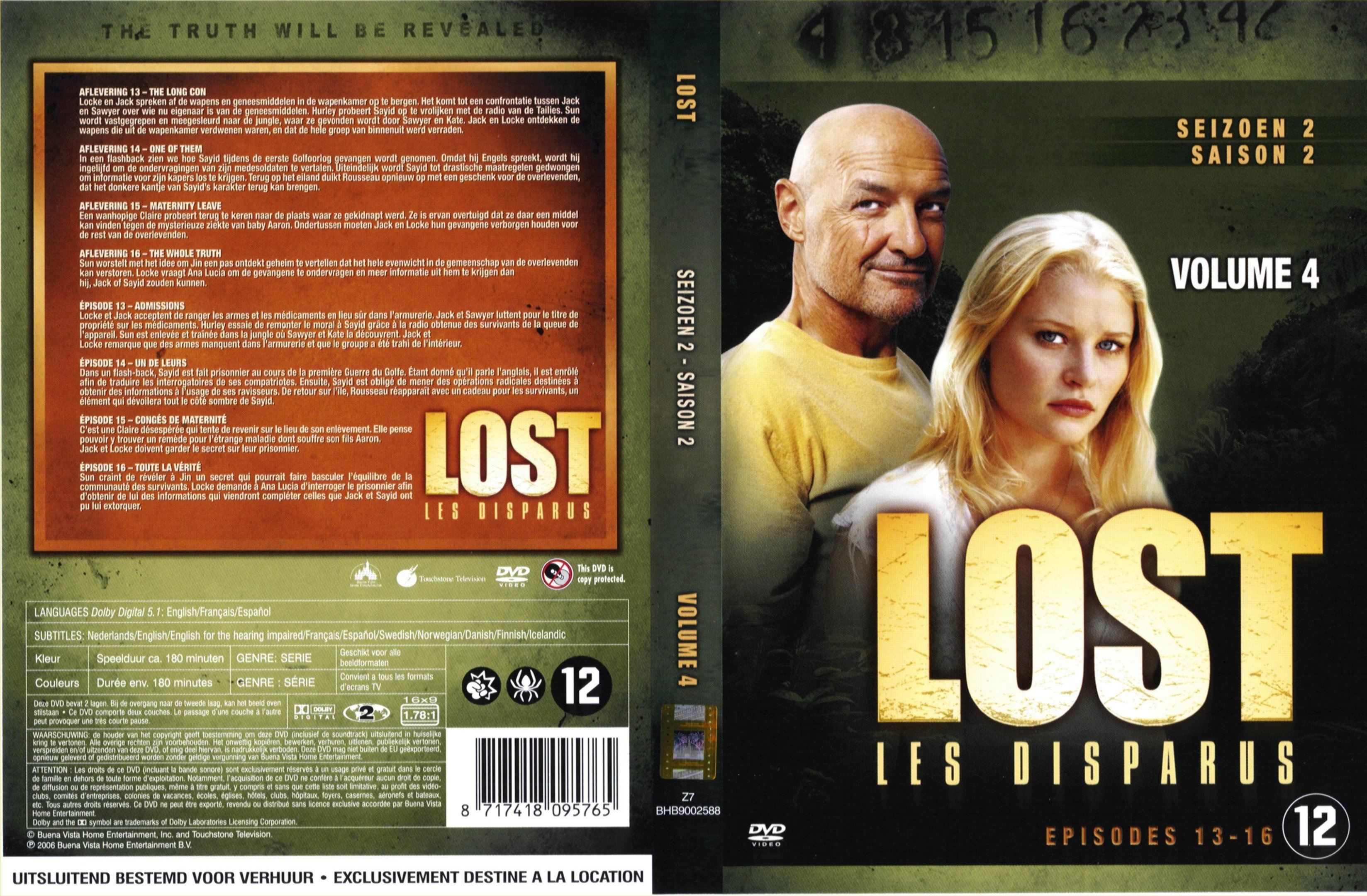 Jaquette DVD Lost Saison 2 DVD 4 v2
