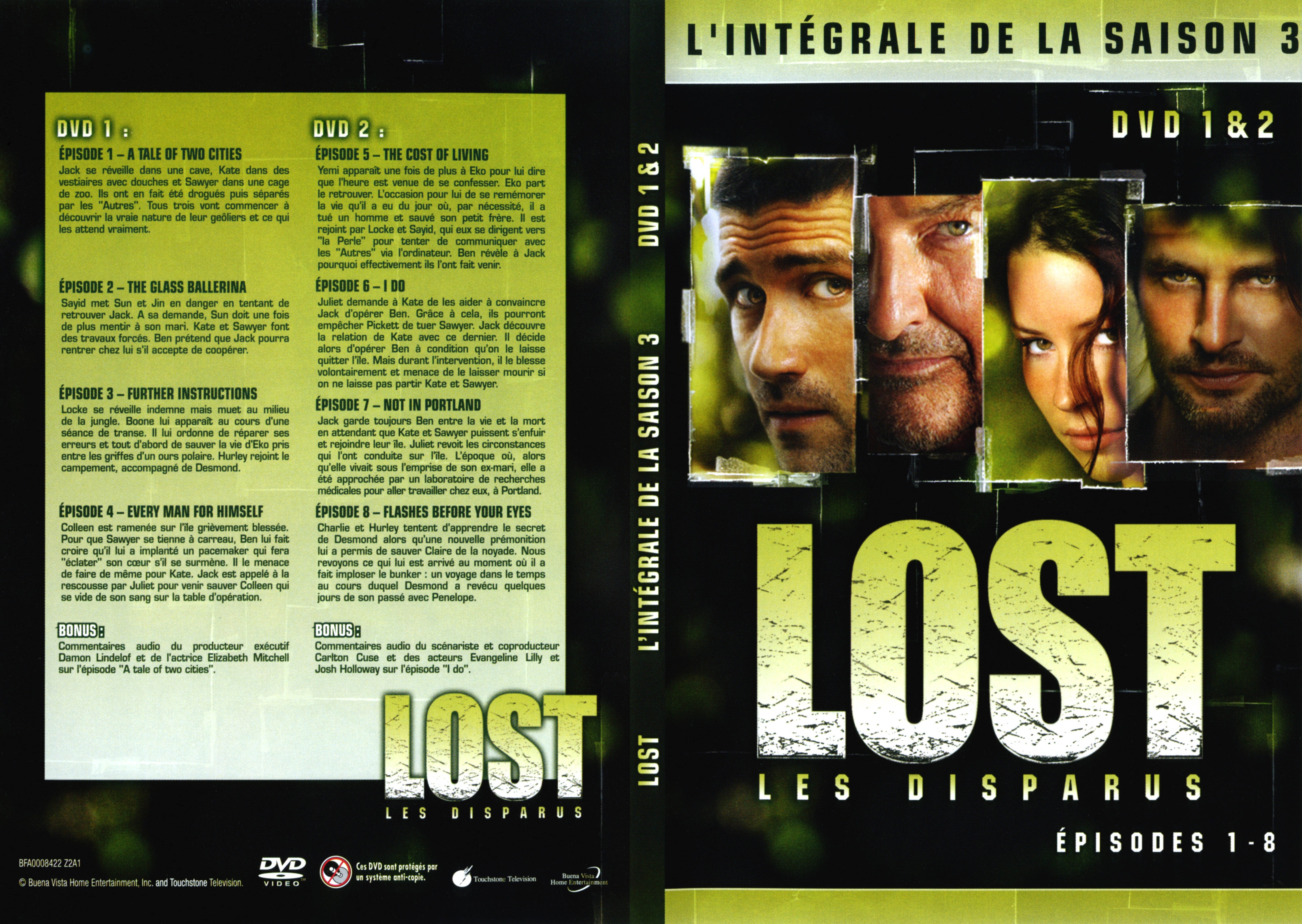 Jaquette DVD Lost Saison 3 DVD 1