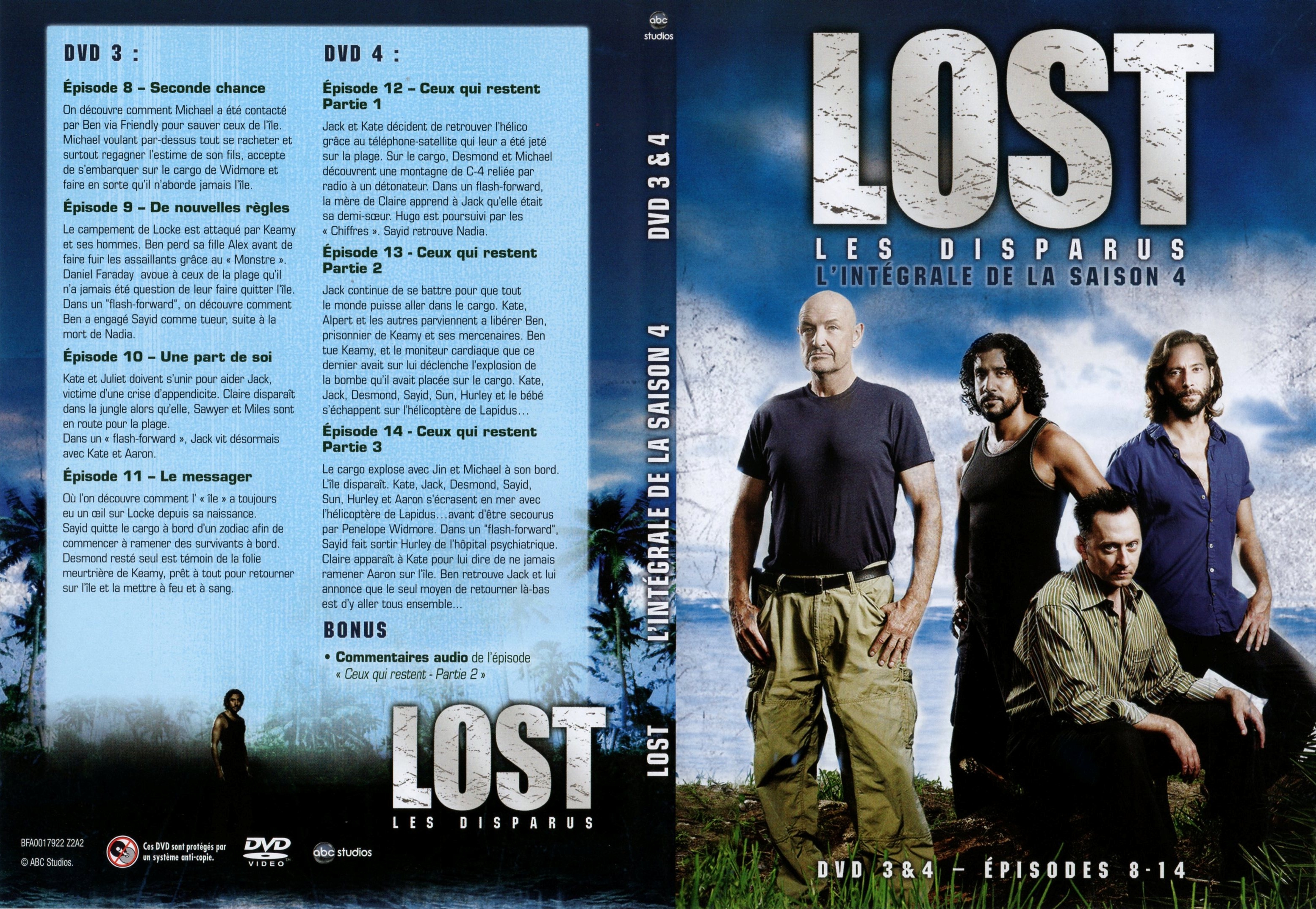 Jaquette DVD Lost Saison 4 DVD 2