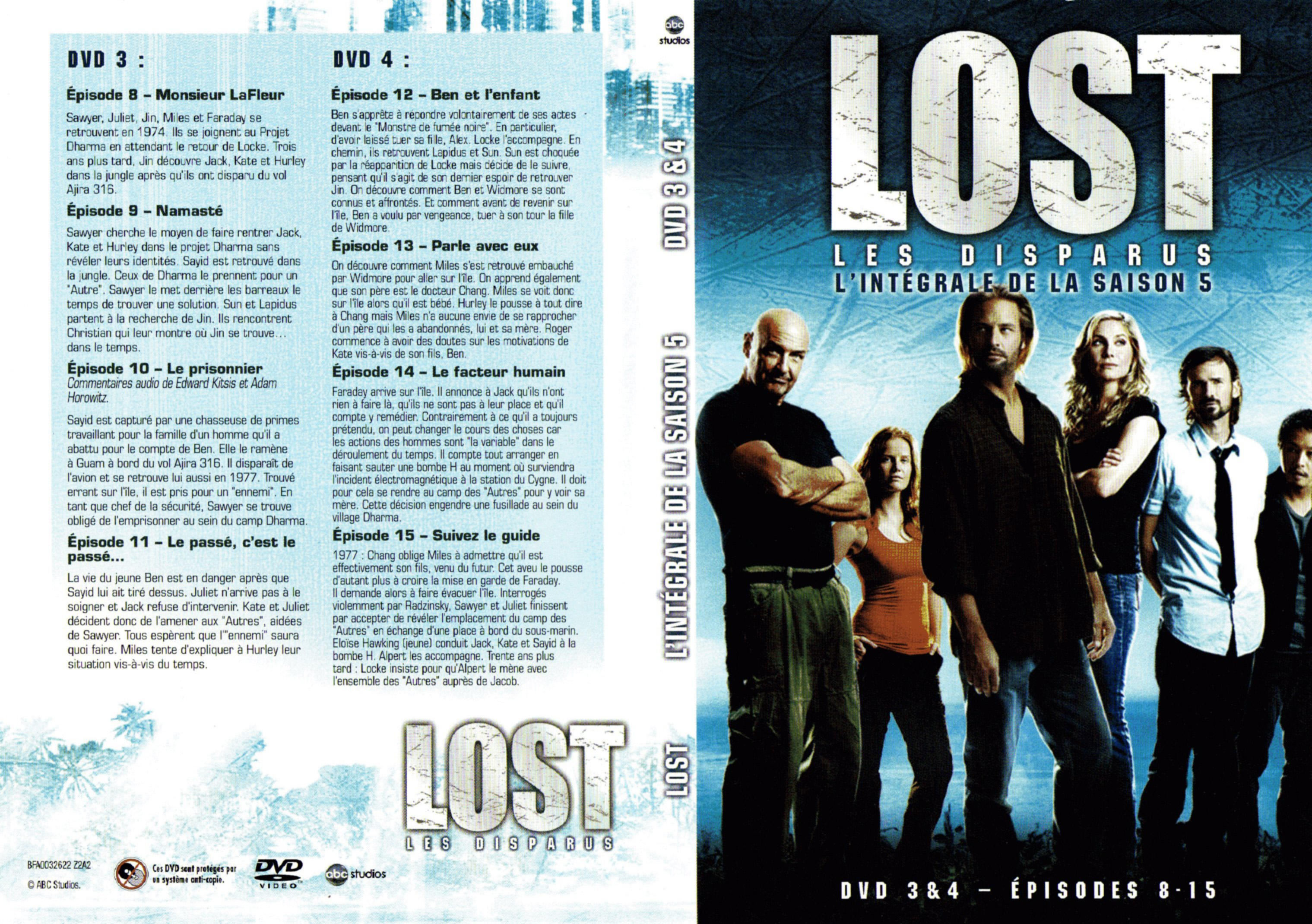 Jaquette DVD Lost Saison 5 DVD 2