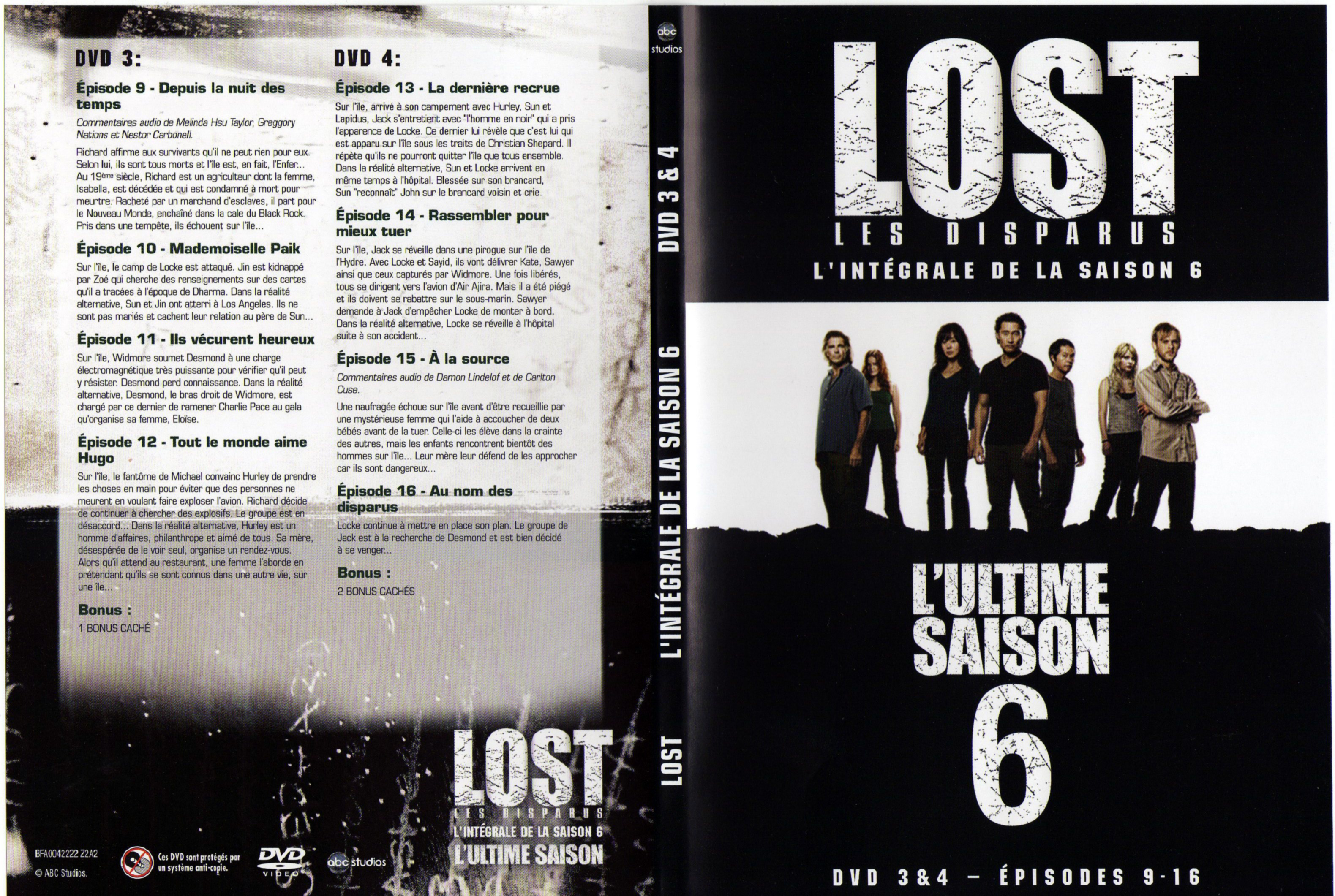 Jaquette DVD Lost Saison 6 DVD 2