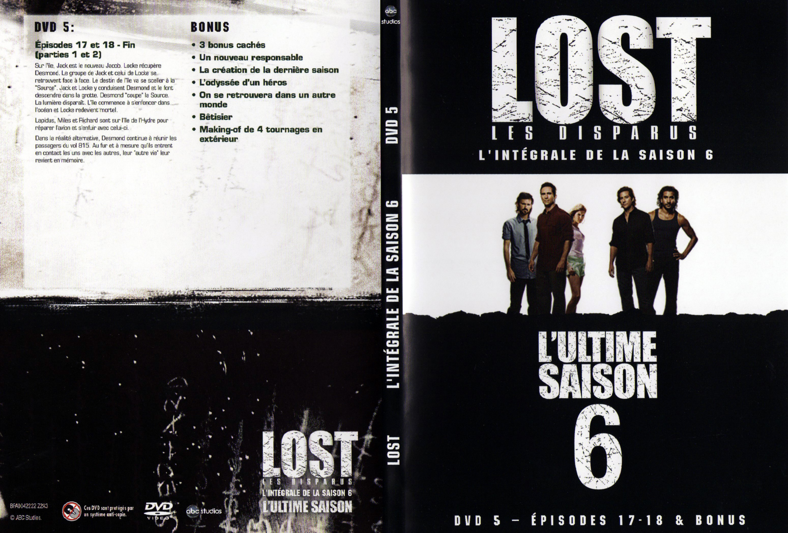 Jaquette DVD Lost Saison 6 DVD 3