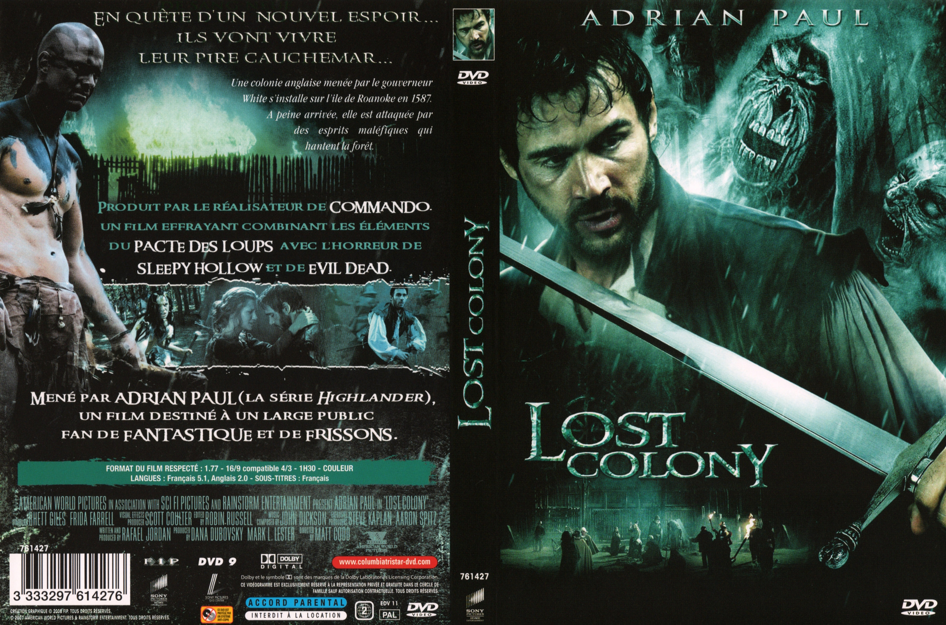 Jaquette DVD Lost colony