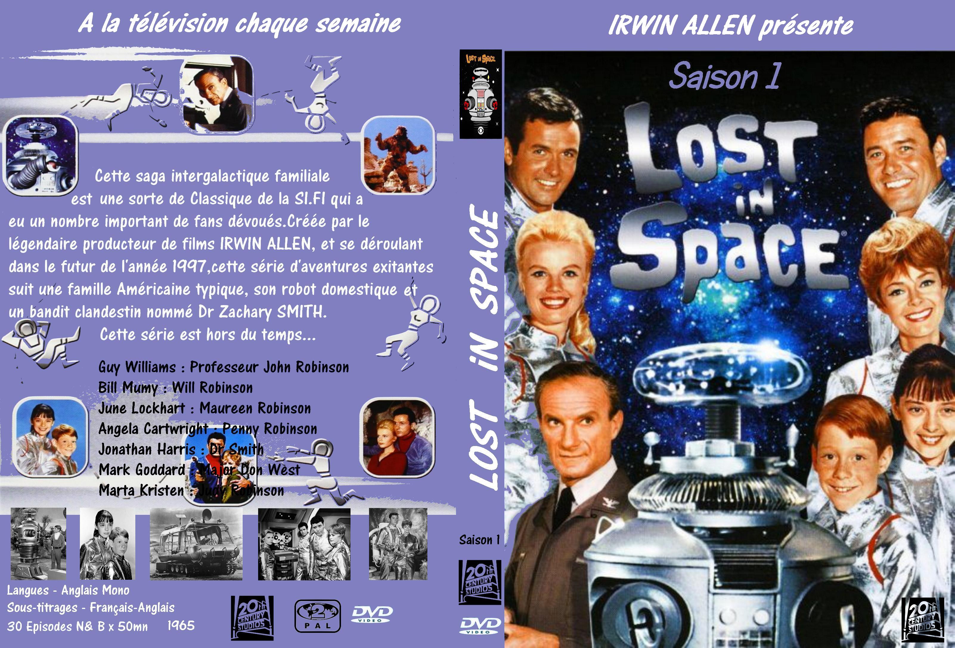 Jaquette DVD Lost in Space saison 1 custom