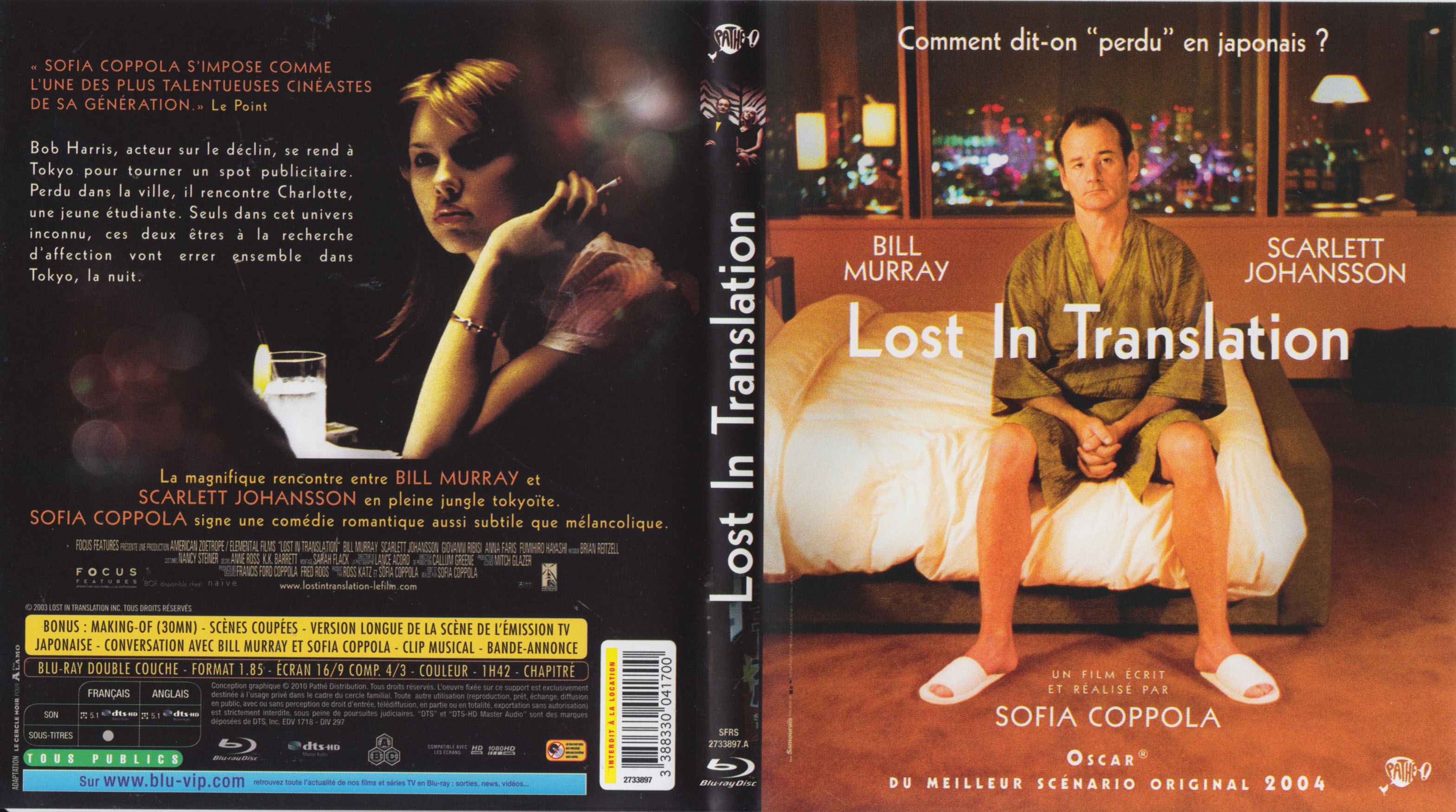 Jaquette DVD Lost in Translation (BLU-RAY)