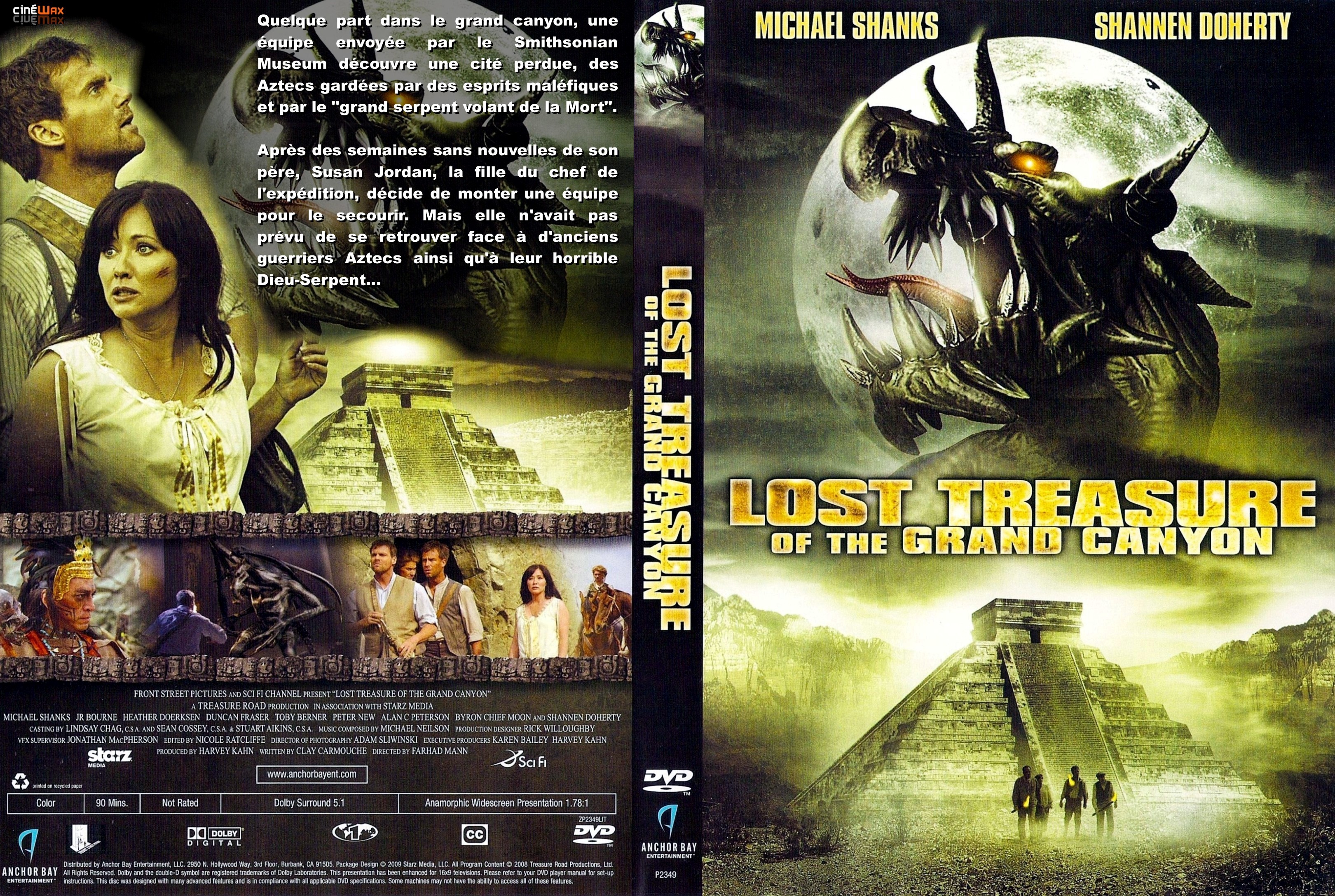 Jaquette DVD Lost treasure of the grand canyon custom