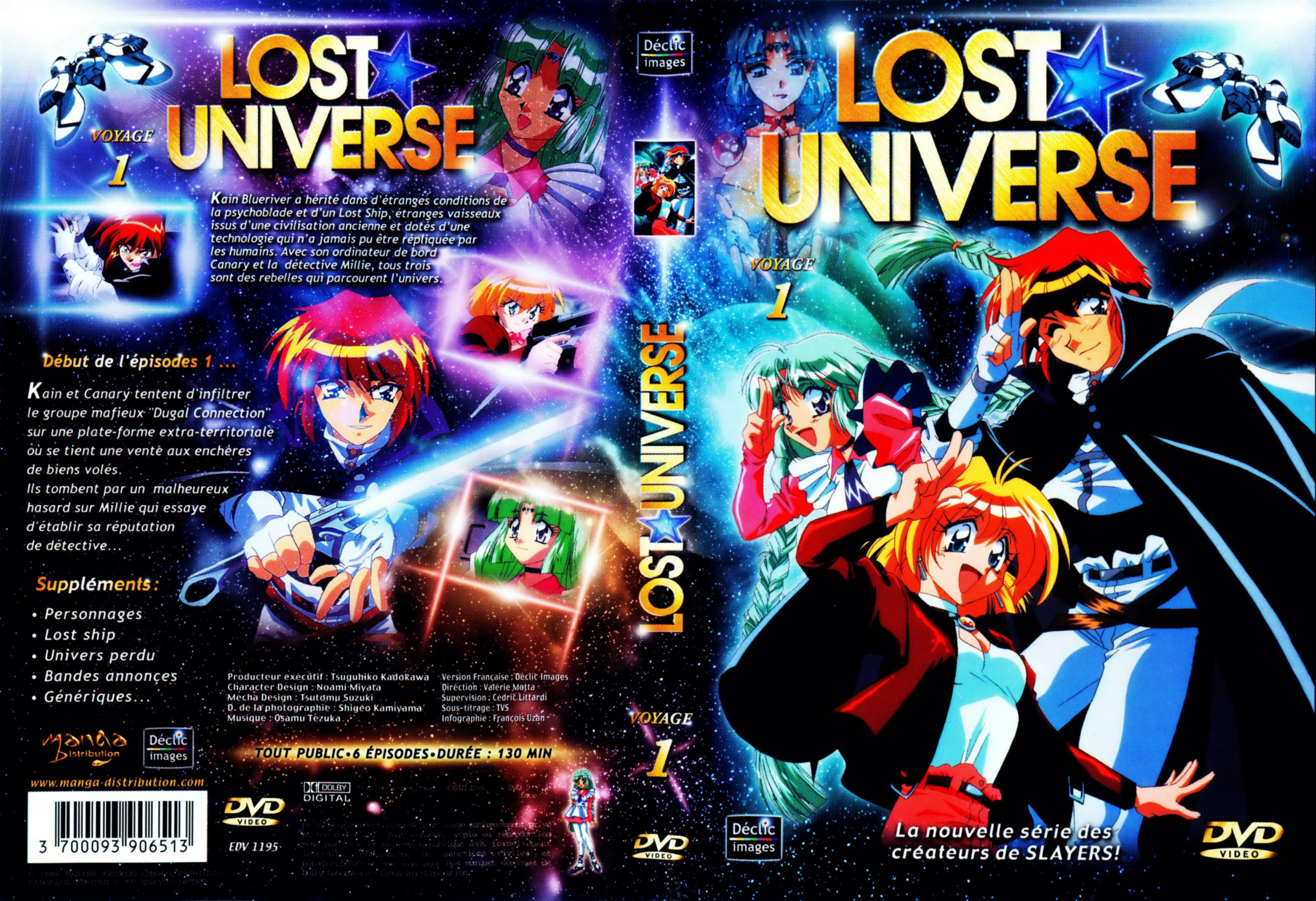 Jaquette DVD Lost universe vol 1