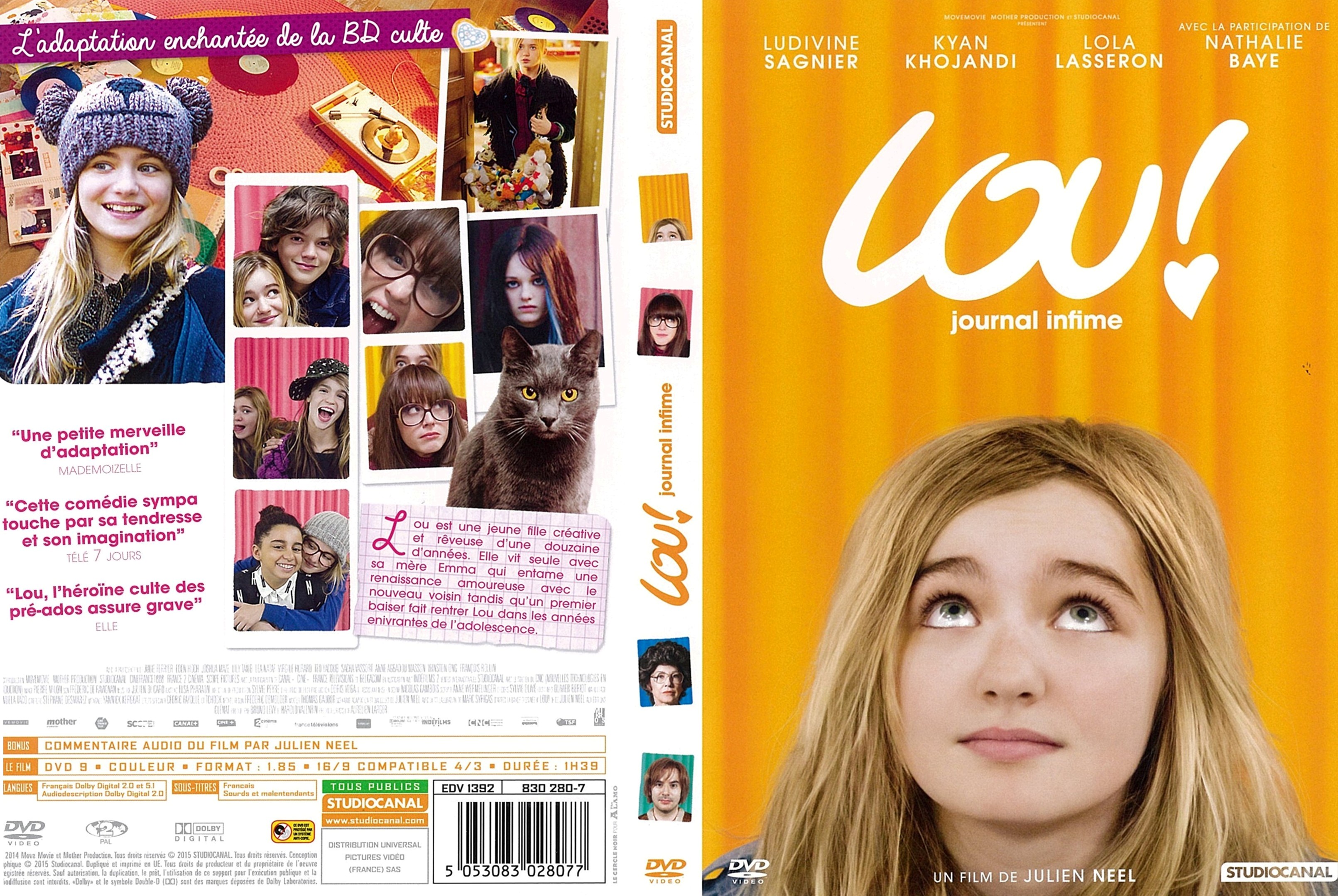 Jaquette DVD Lou ! Journal infime
