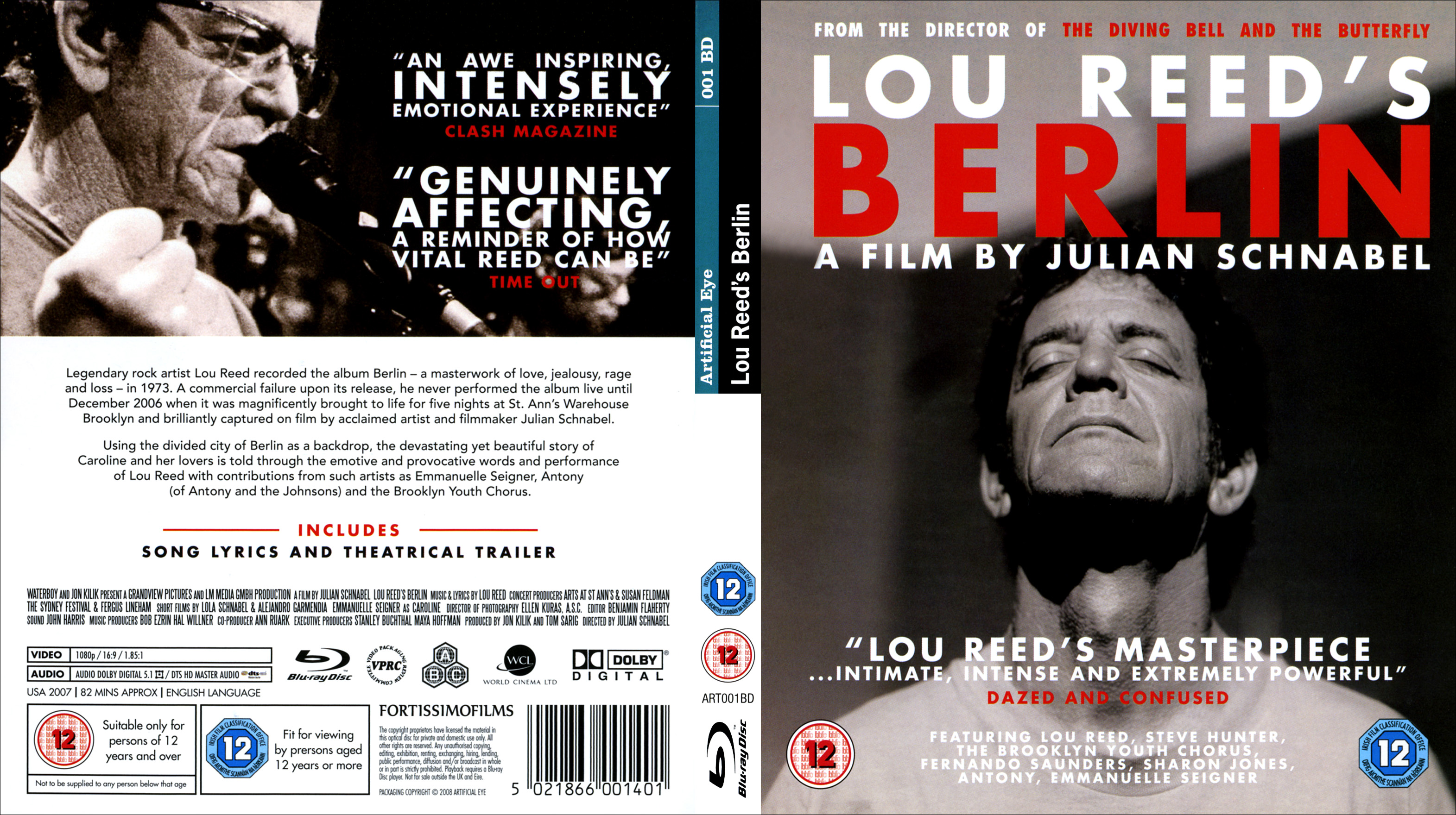 Jaquette DVD Lou Reed