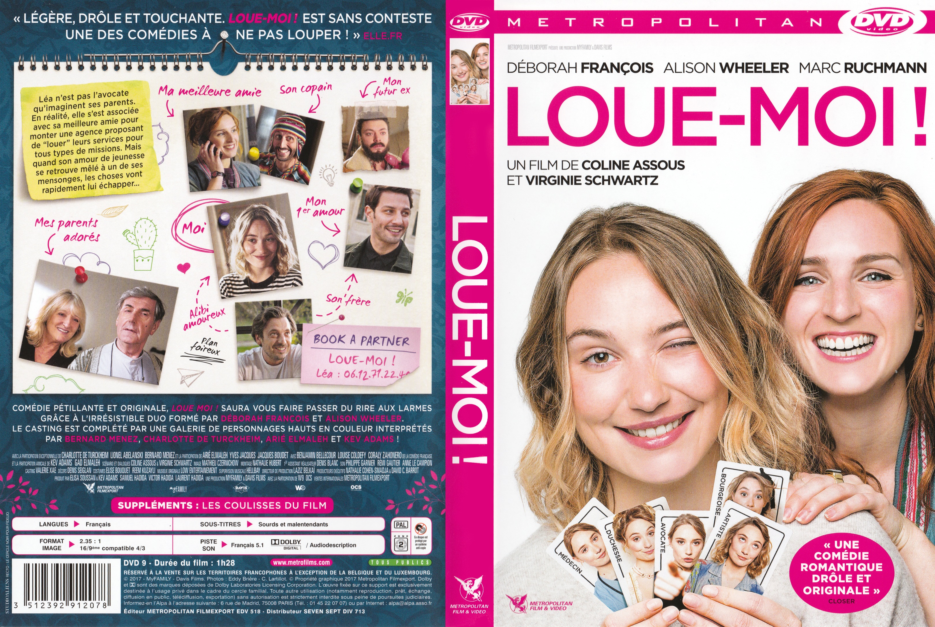 Jaquette DVD Loue-moi !