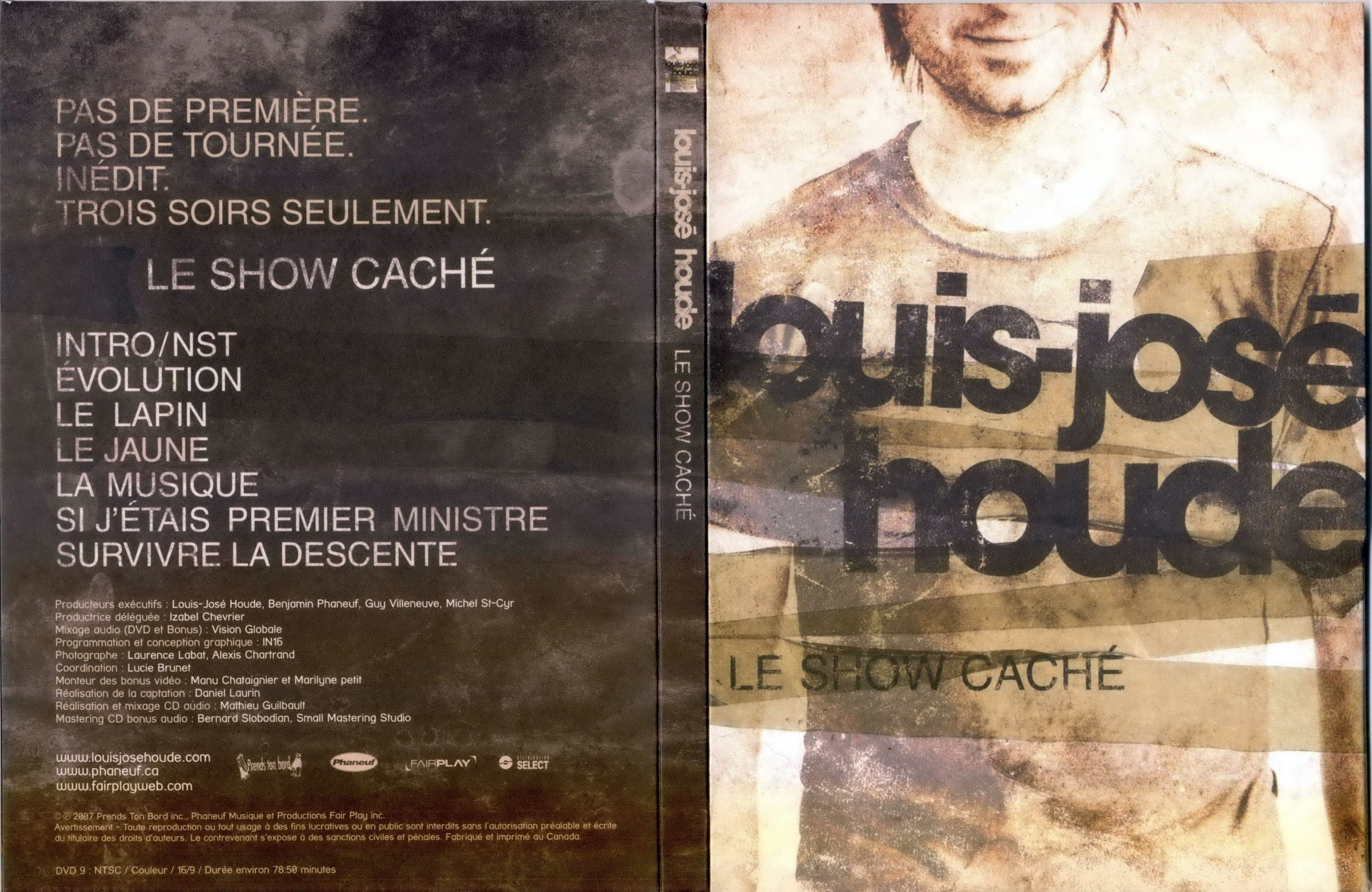 Jaquette DVD Louis-Jose Houde - Le show cach