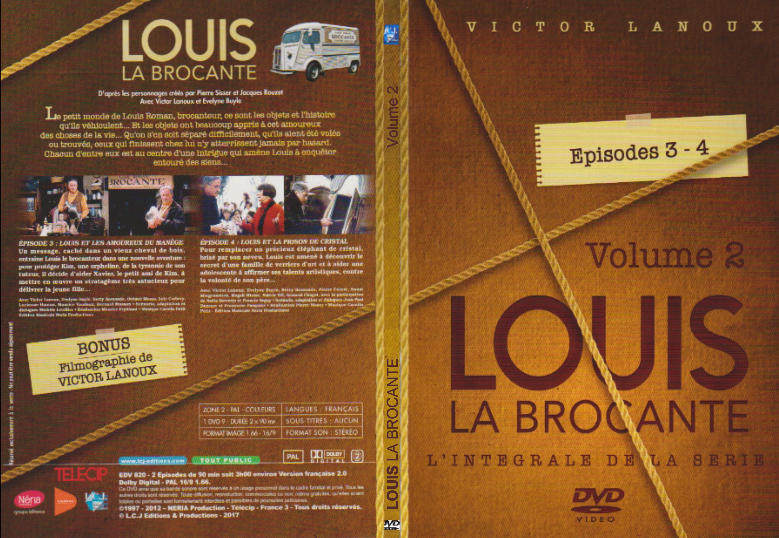 Jaquette DVD Louis La brocante Vol 02 v2