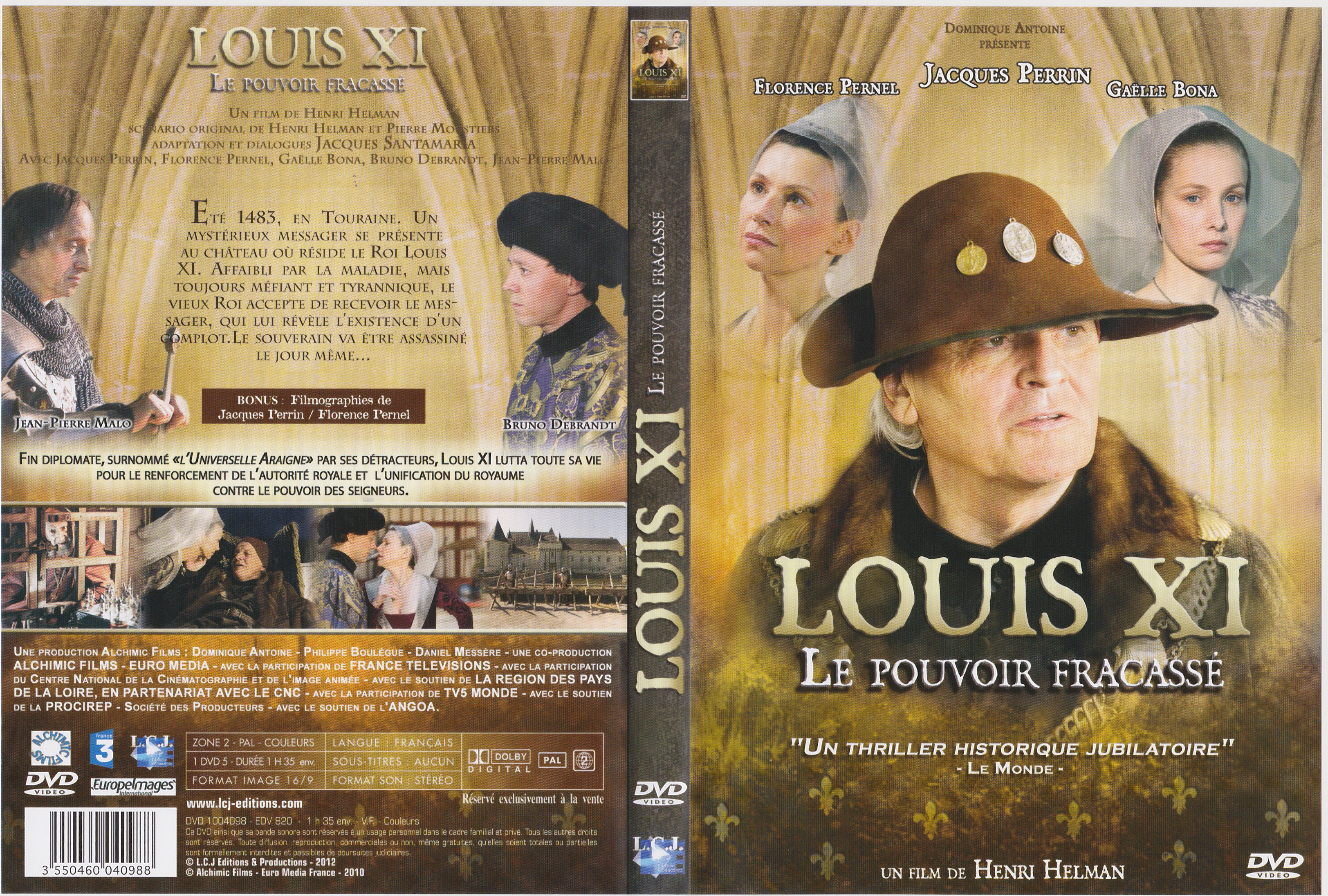Jaquette DVD Louis XI - Le reve fracasse