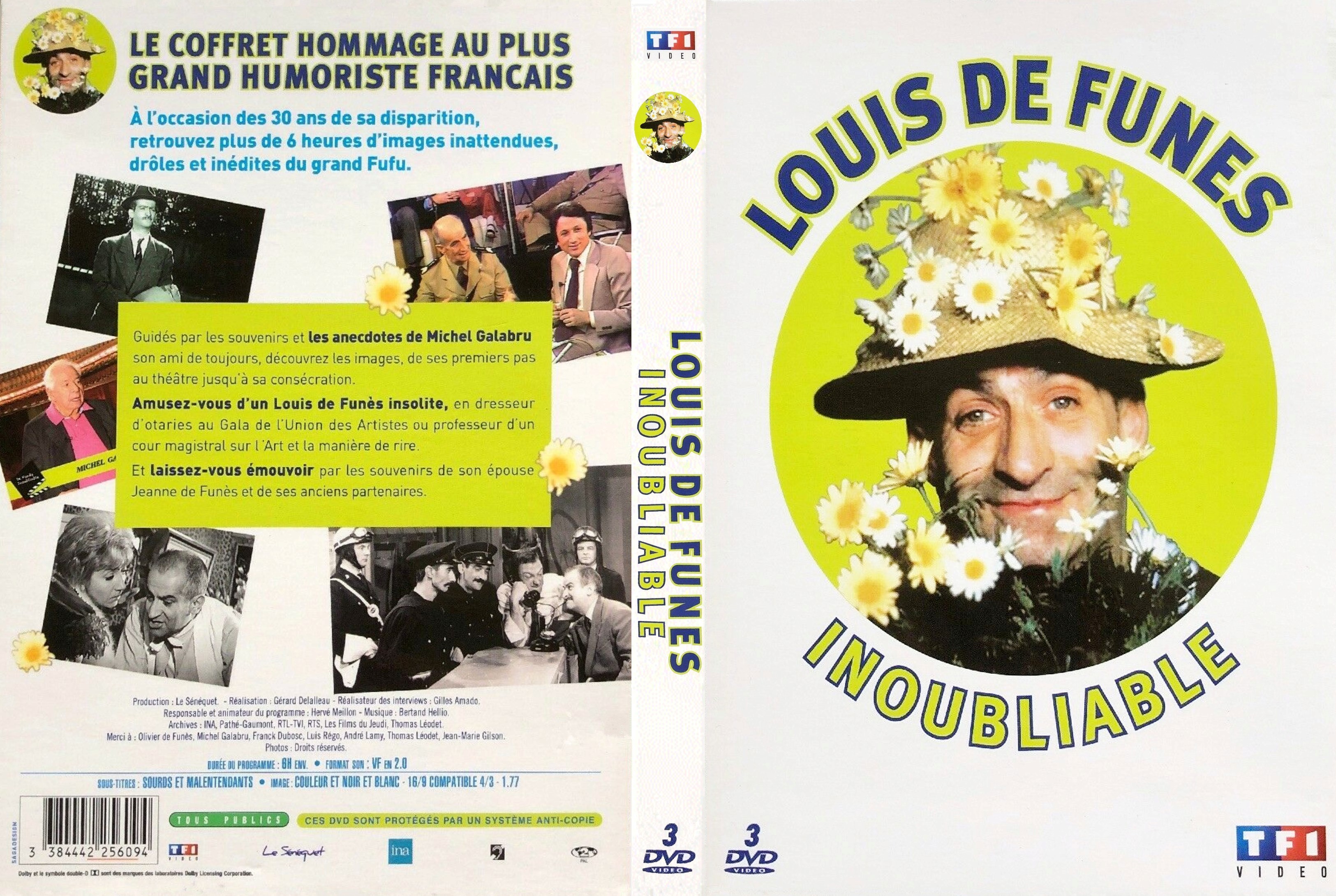 Jaquette DVD Louis de Funes - Inoubliable