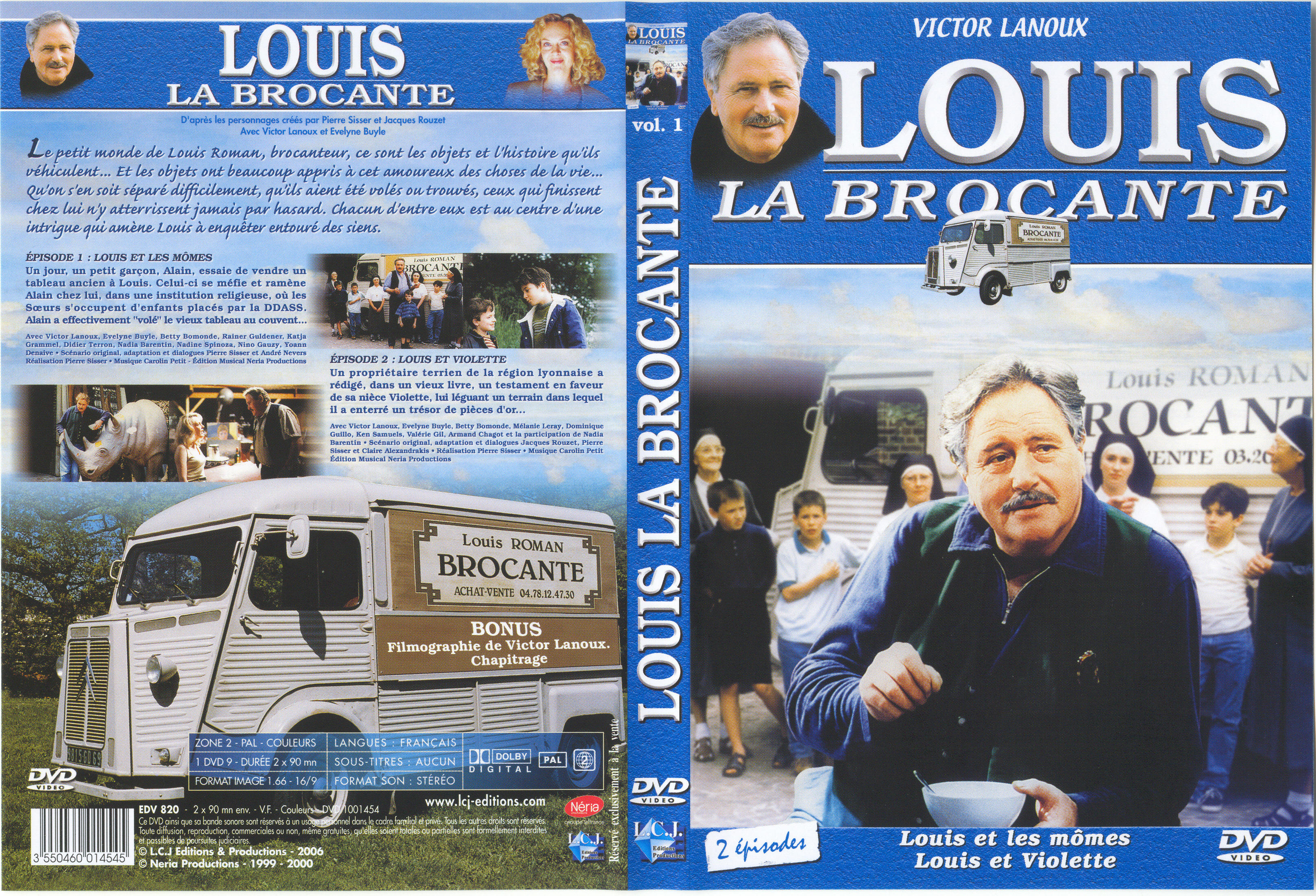 Jaquette DVD Louis la brocante vol 01