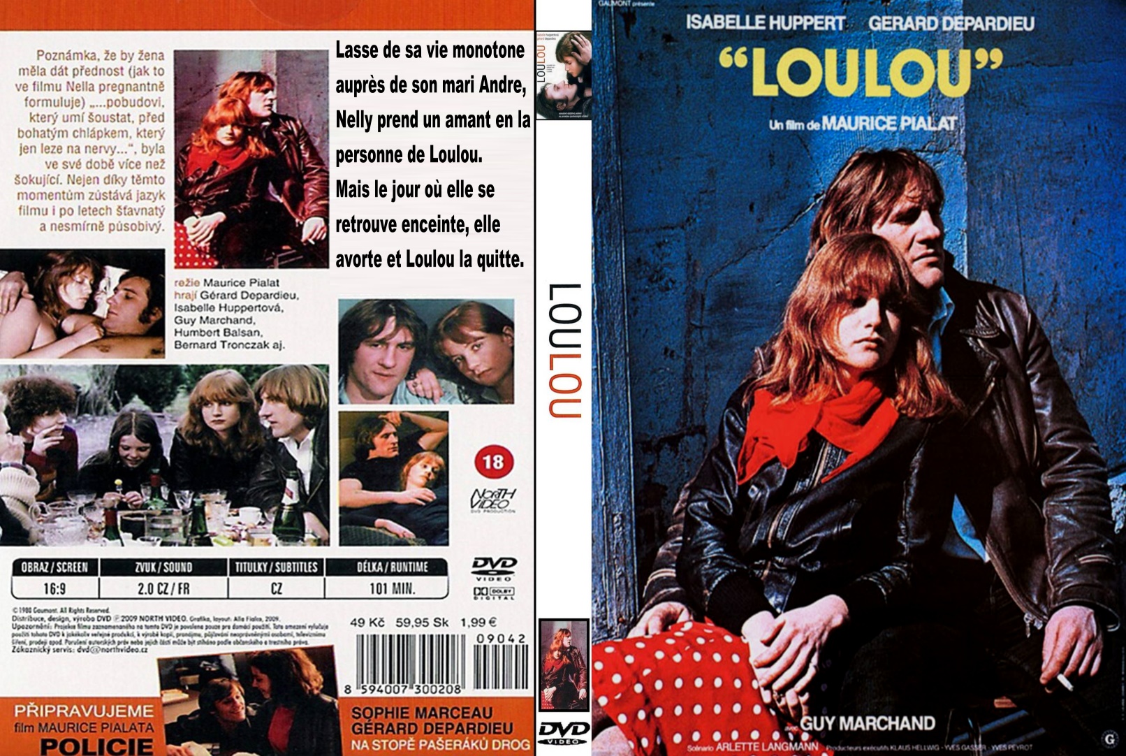 Jaquette DVD Loulou (1980) custom