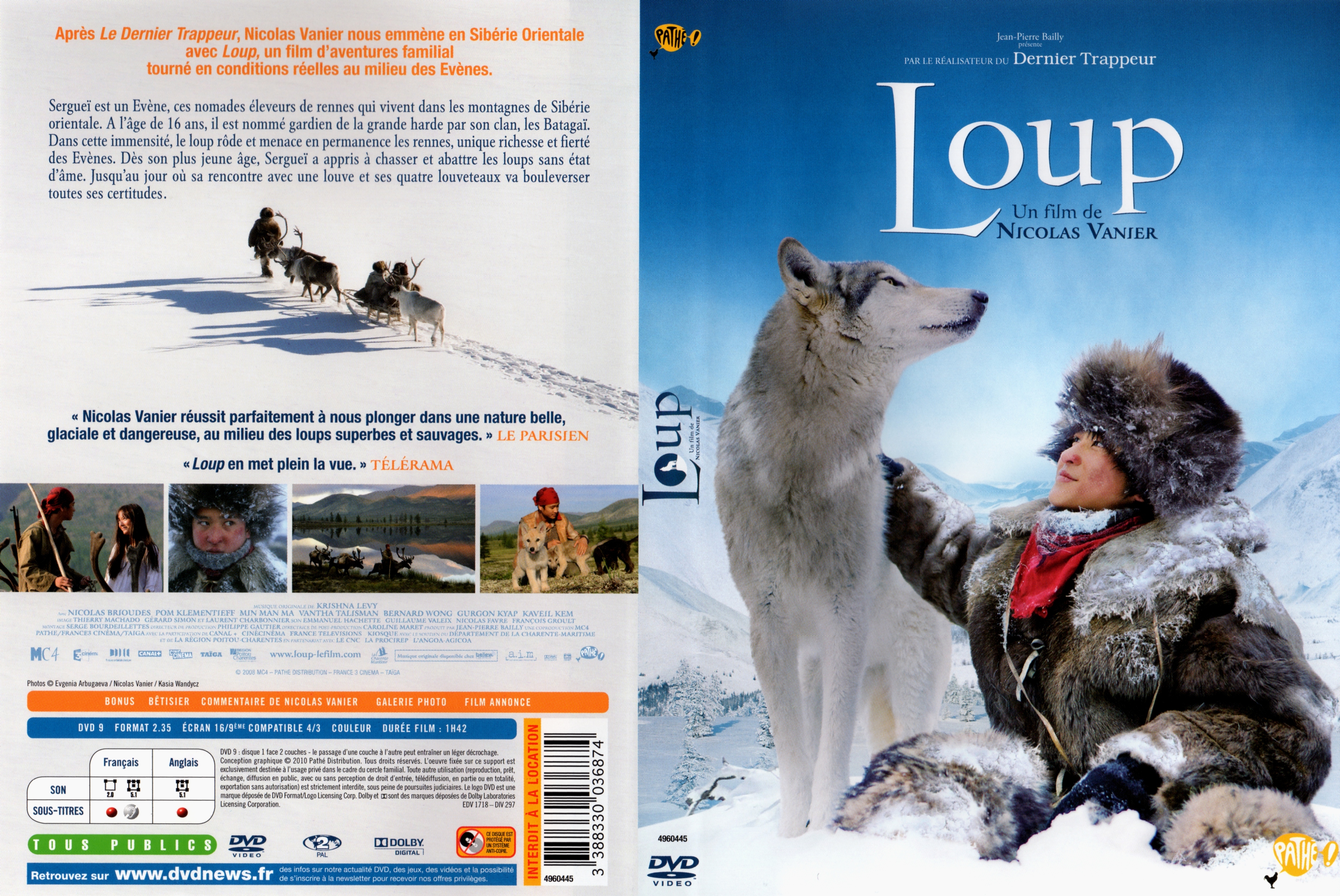 Jaquette DVD Loup