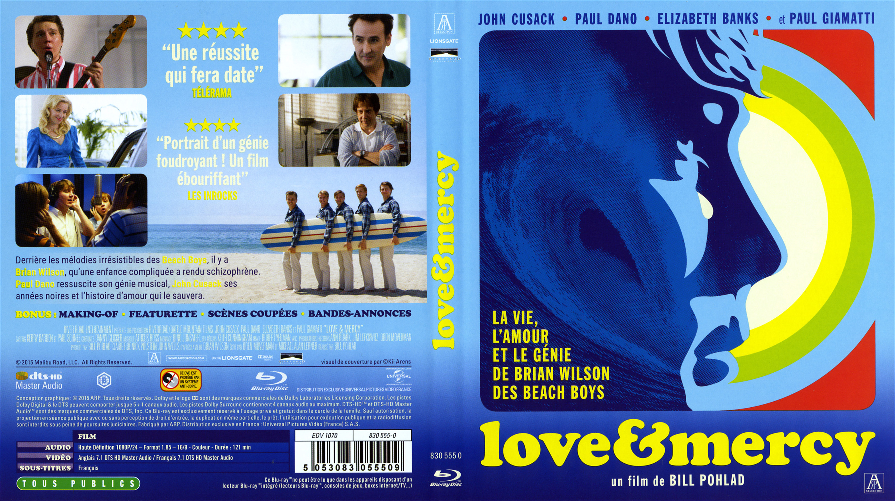 Jaquette DVD Love & mercy (BLU-RAY)