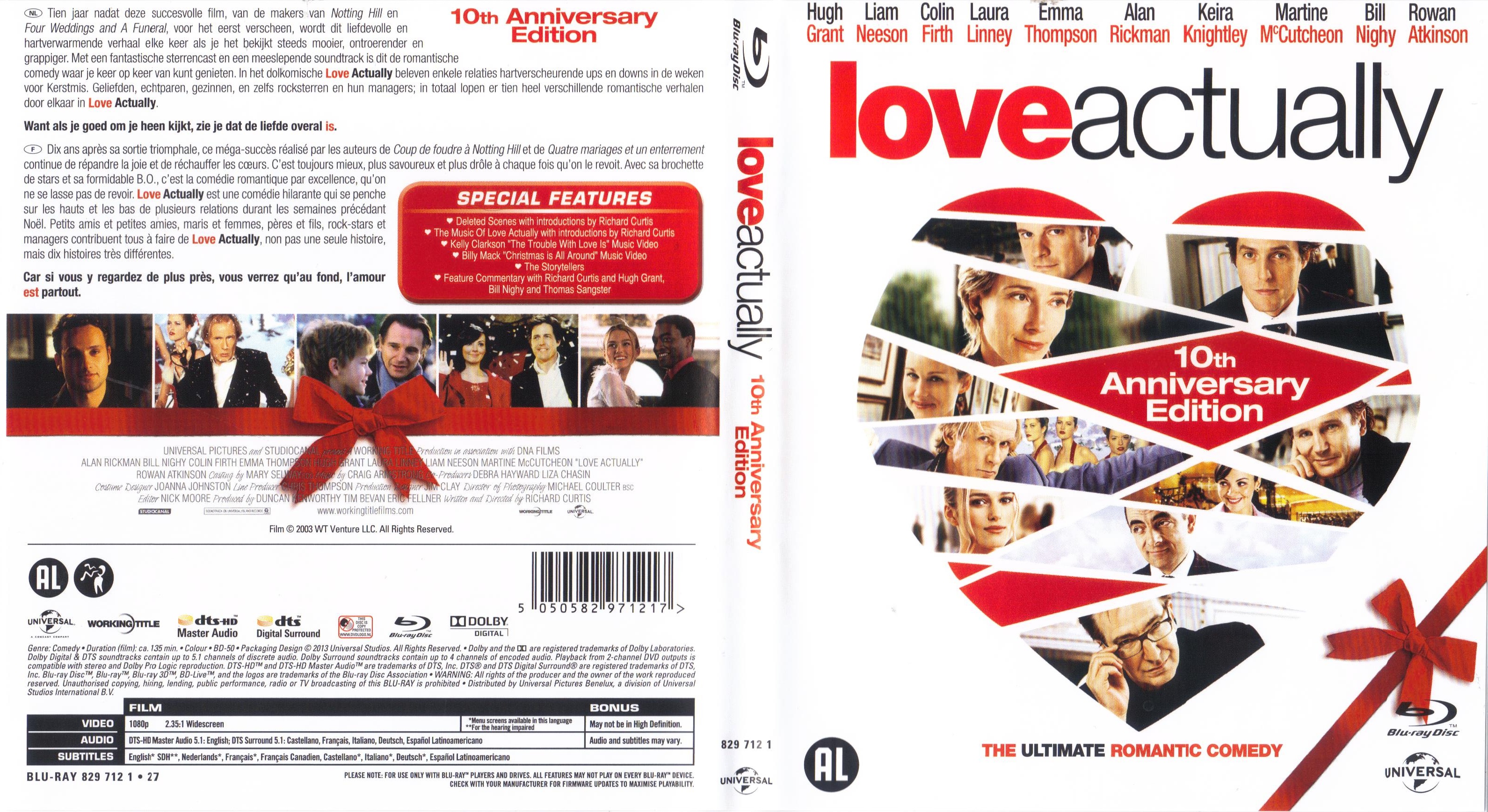 Jaquette DVD Love Actually (BLU-RAY)