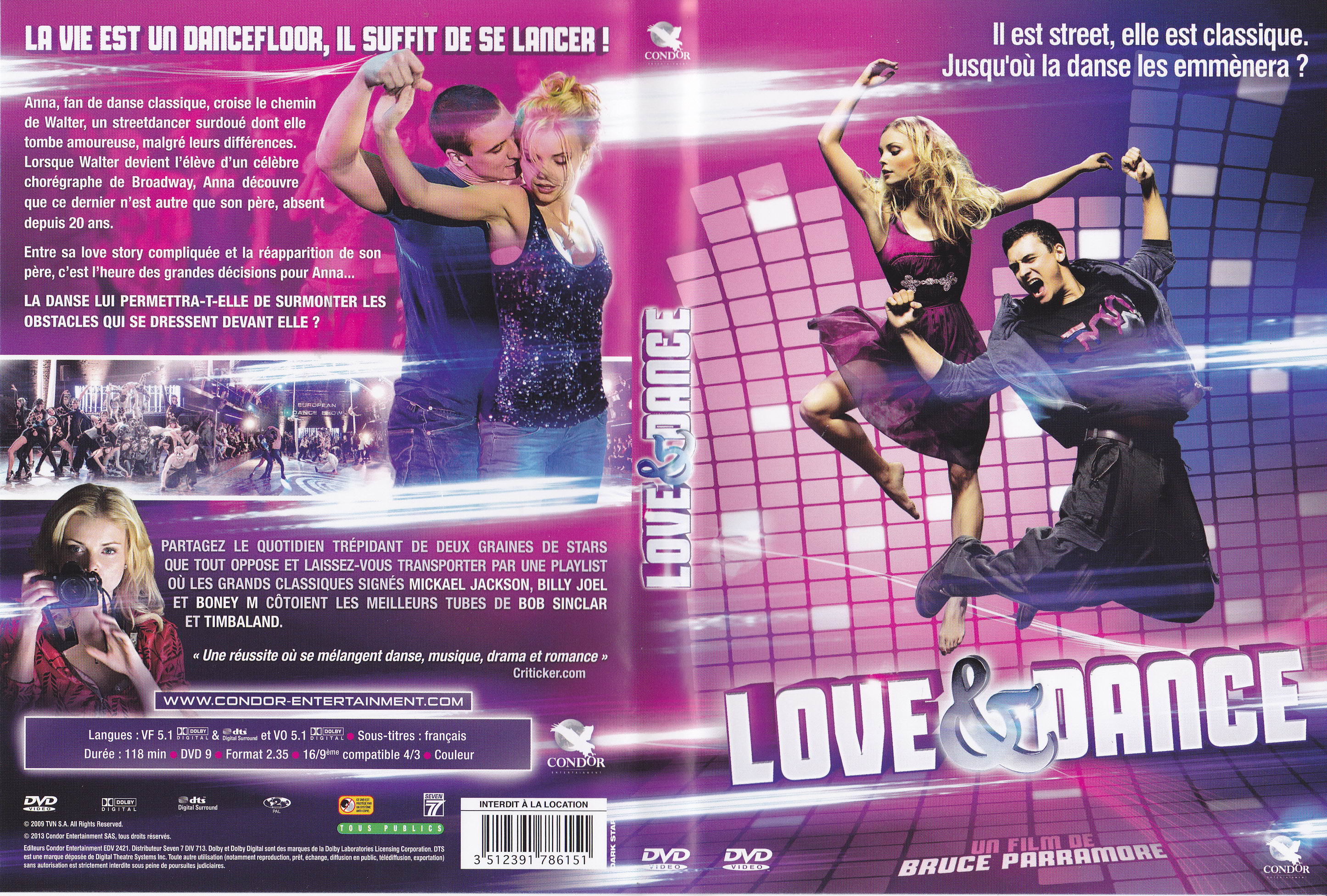 Jaquette DVD Love and Dance