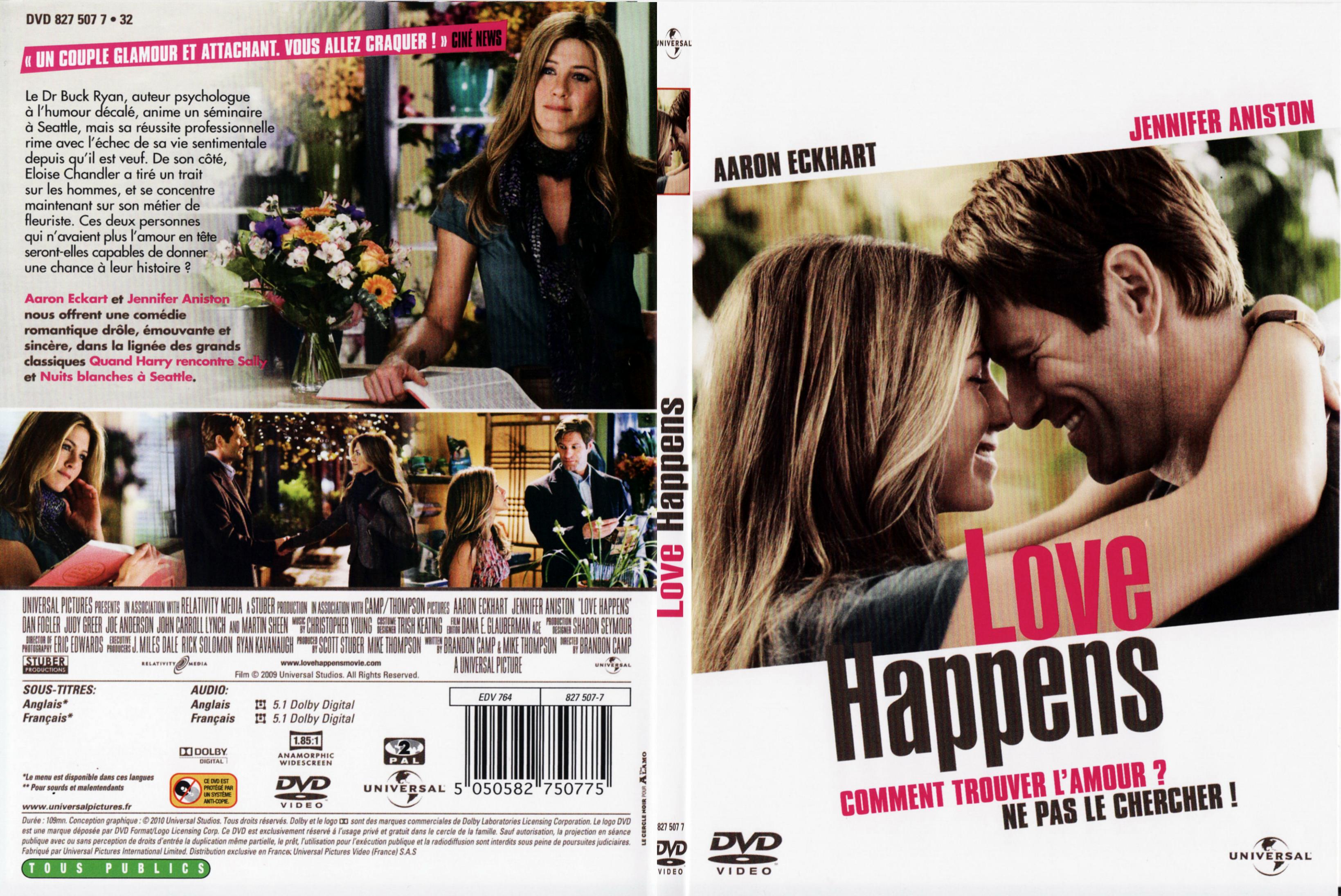 Jaquette DVD Love happens - SLIM