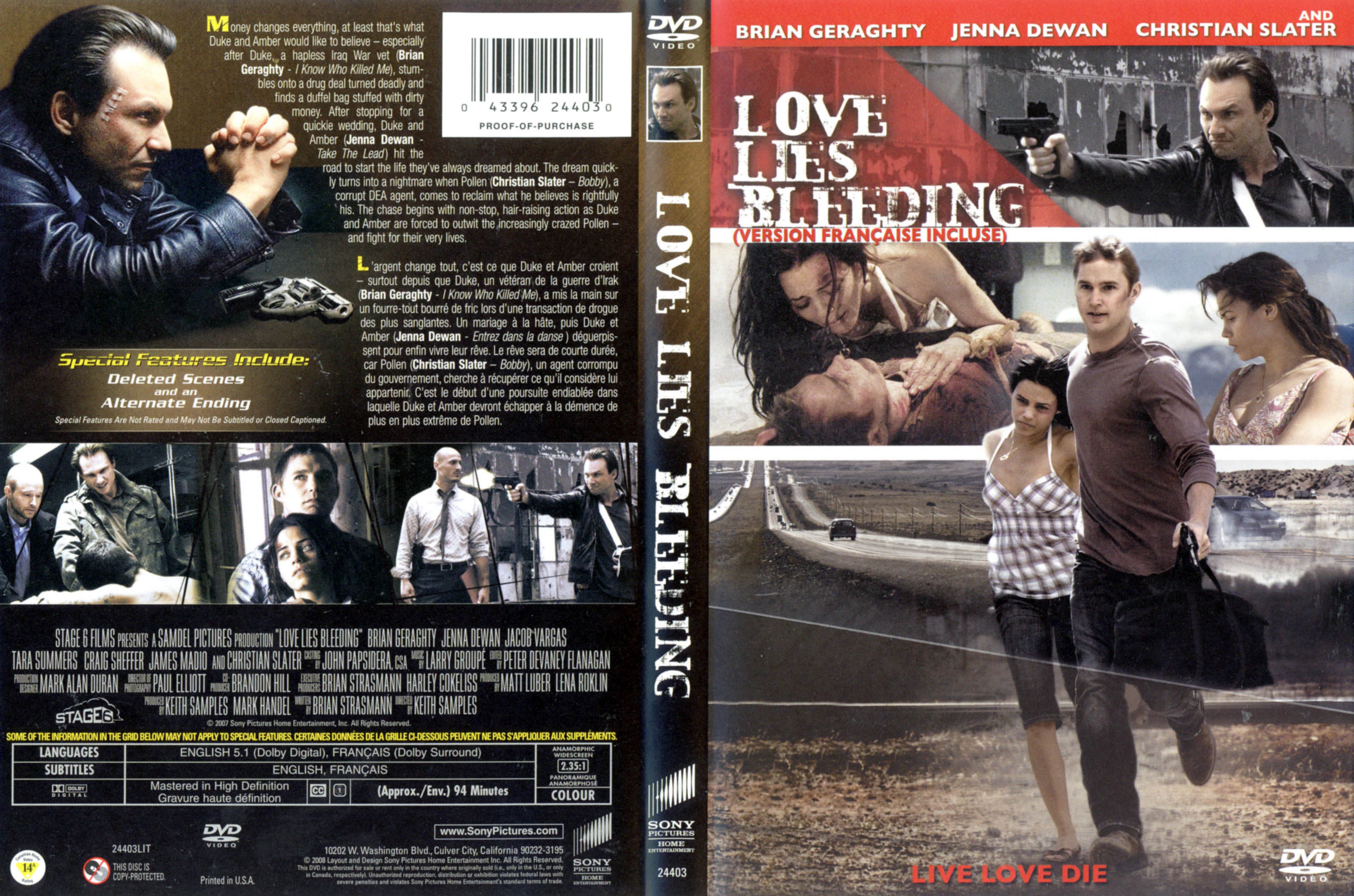 Jaquette DVD Love lies bleeding