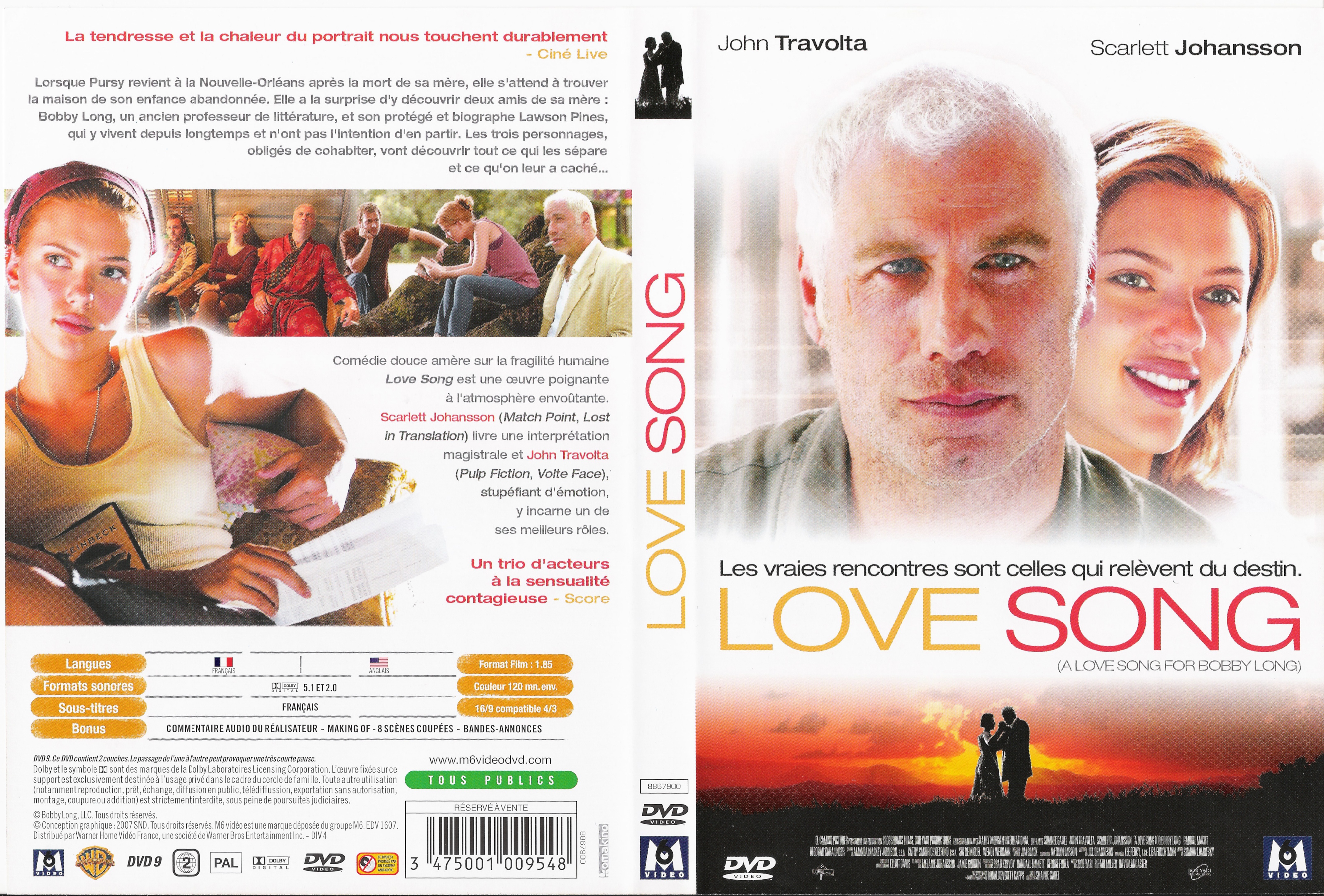 Jaquette DVD Love song