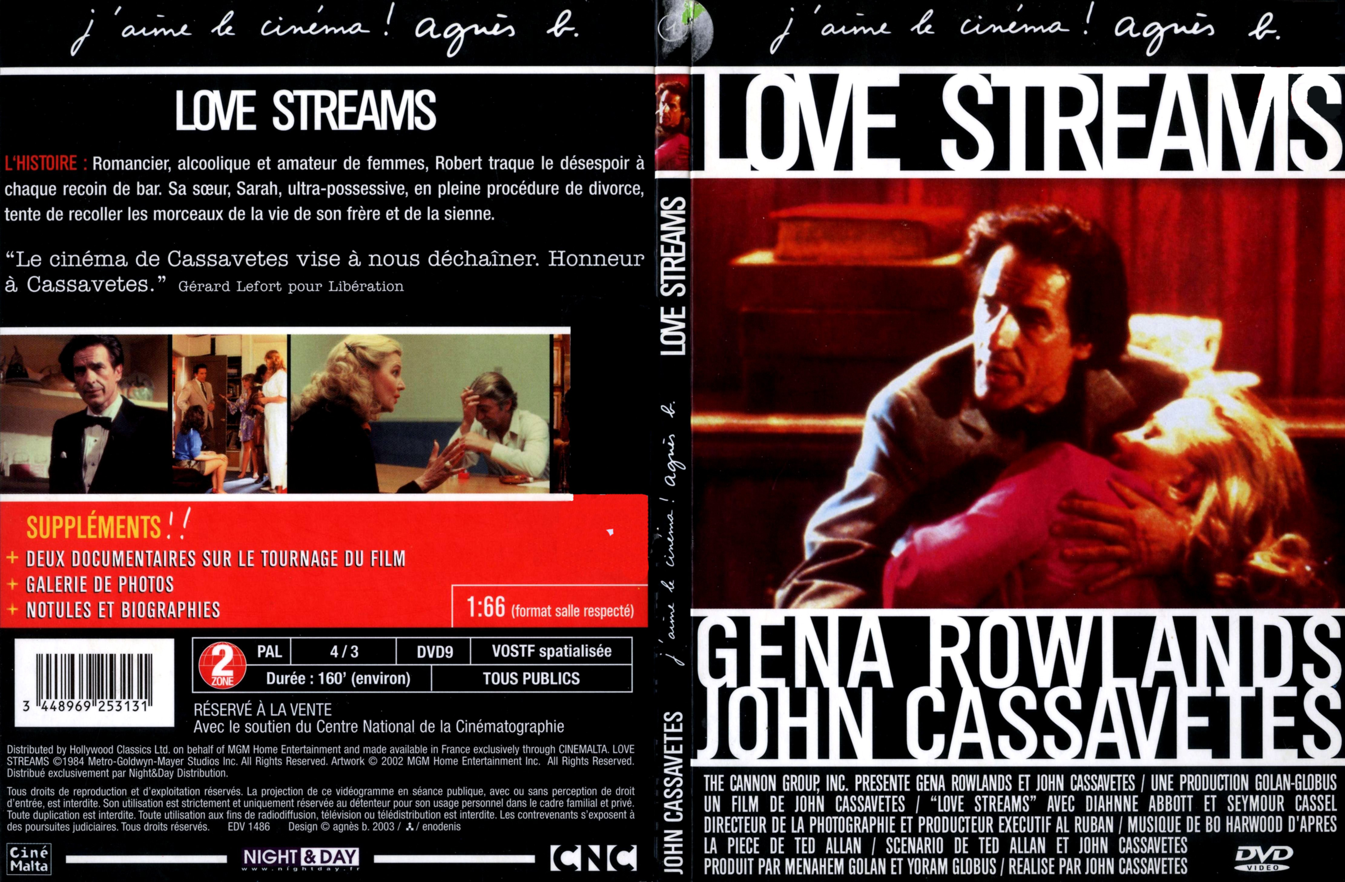 Jaquette DVD Love streams