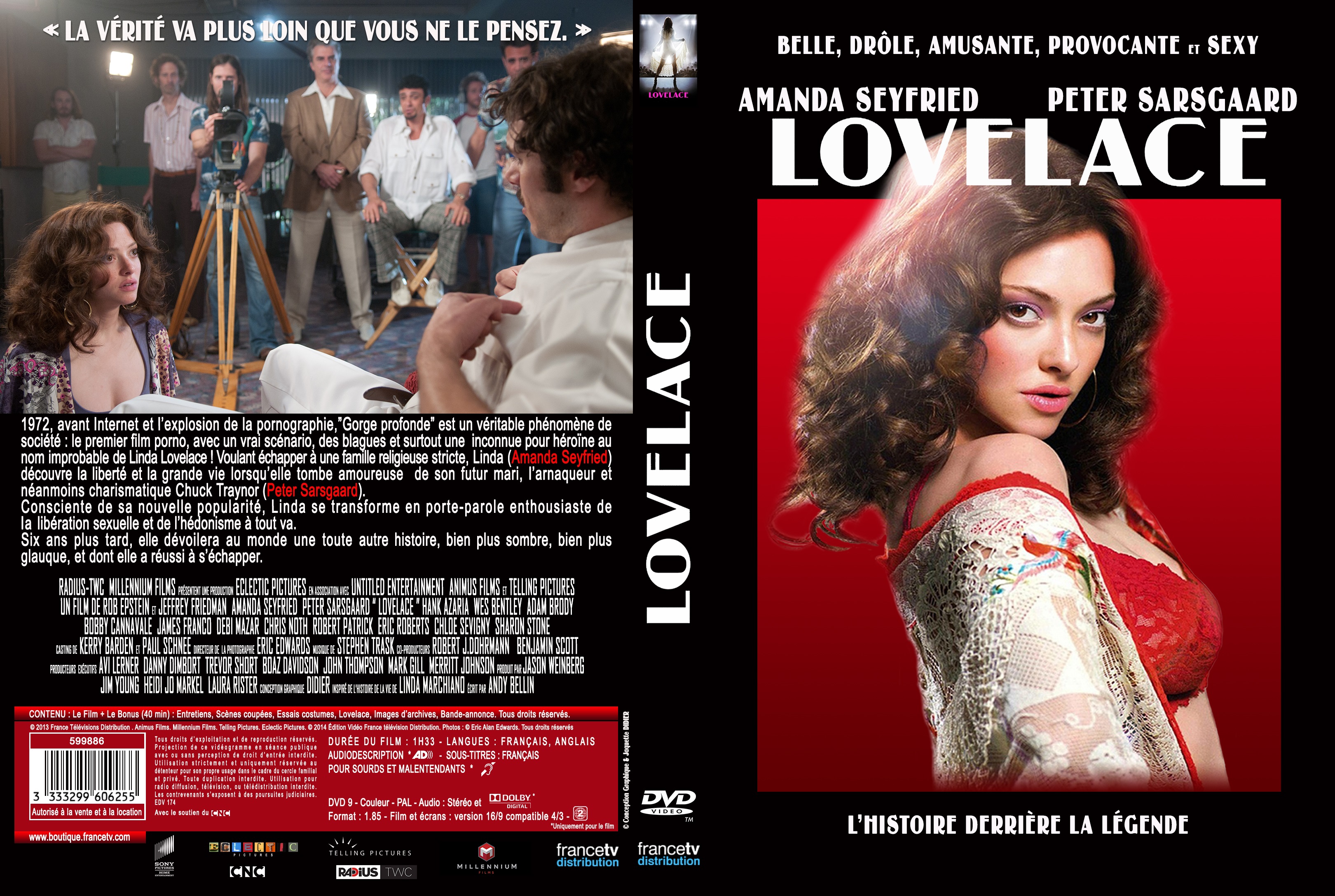 Jaquette DVD Lovelace custom