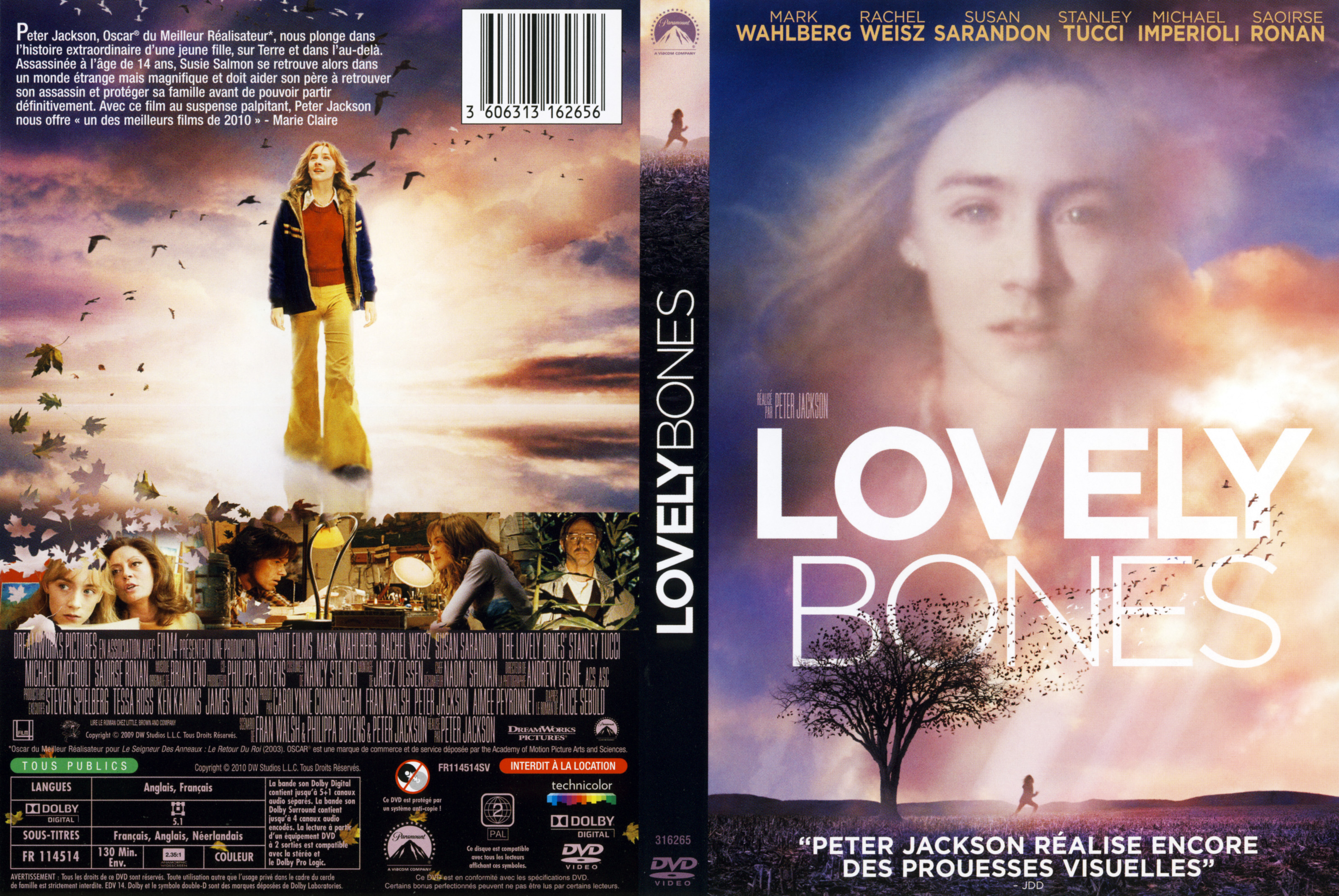 Jaquette DVD Lovely Bones