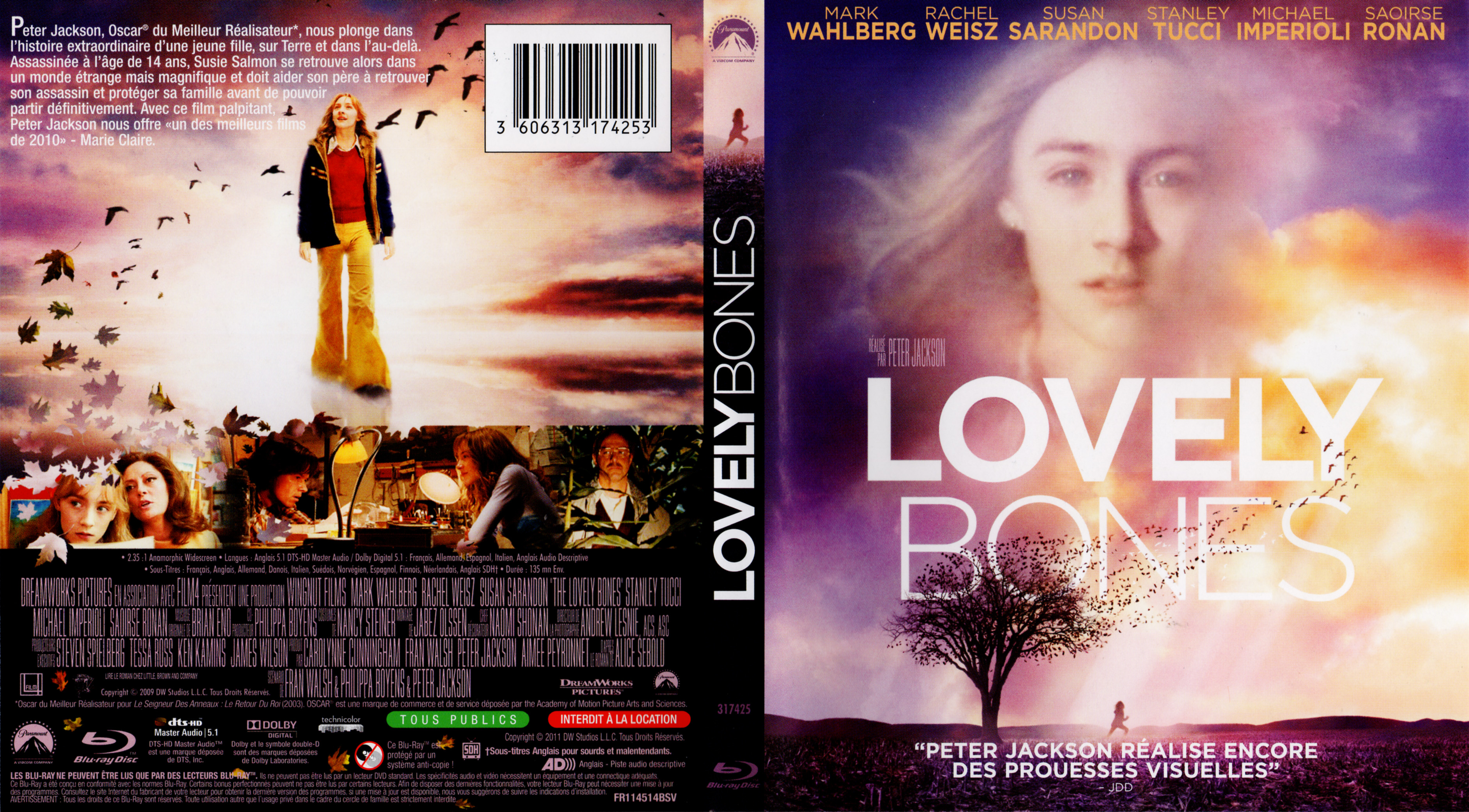 Jaquette DVD Lovely bones (BLU-RAY) v2