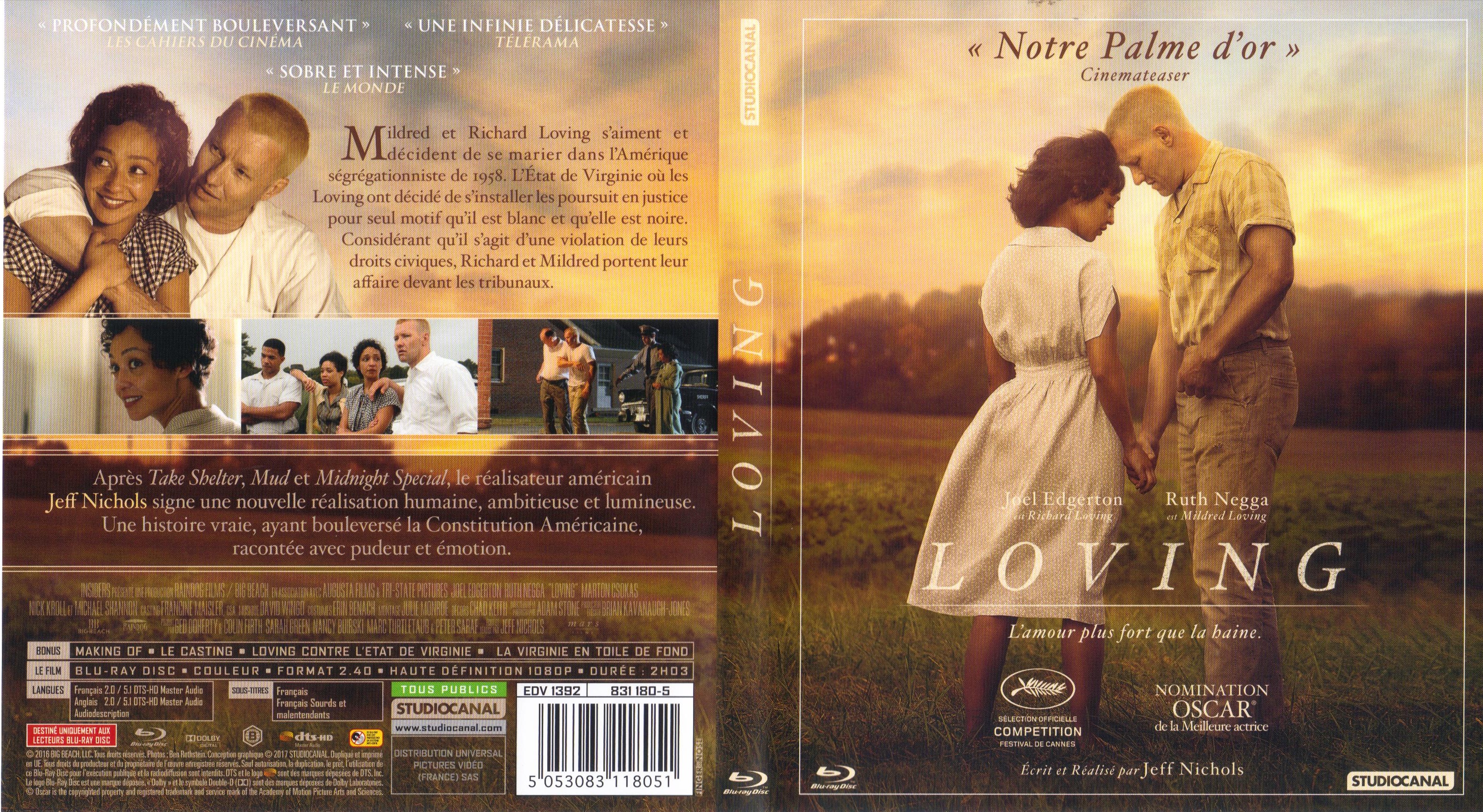 Jaquette DVD Loving (BLU-RAY)