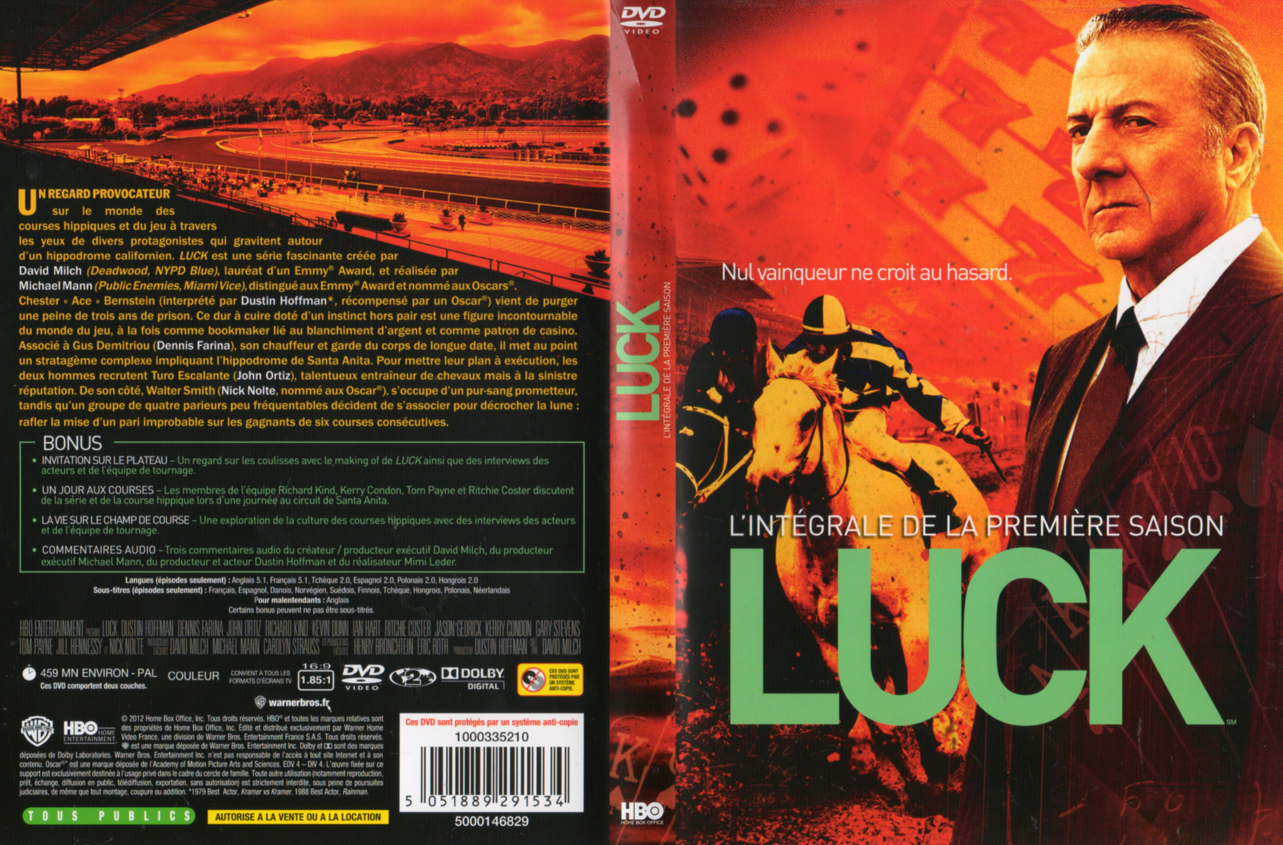 Jaquette DVD Luck Saison 1