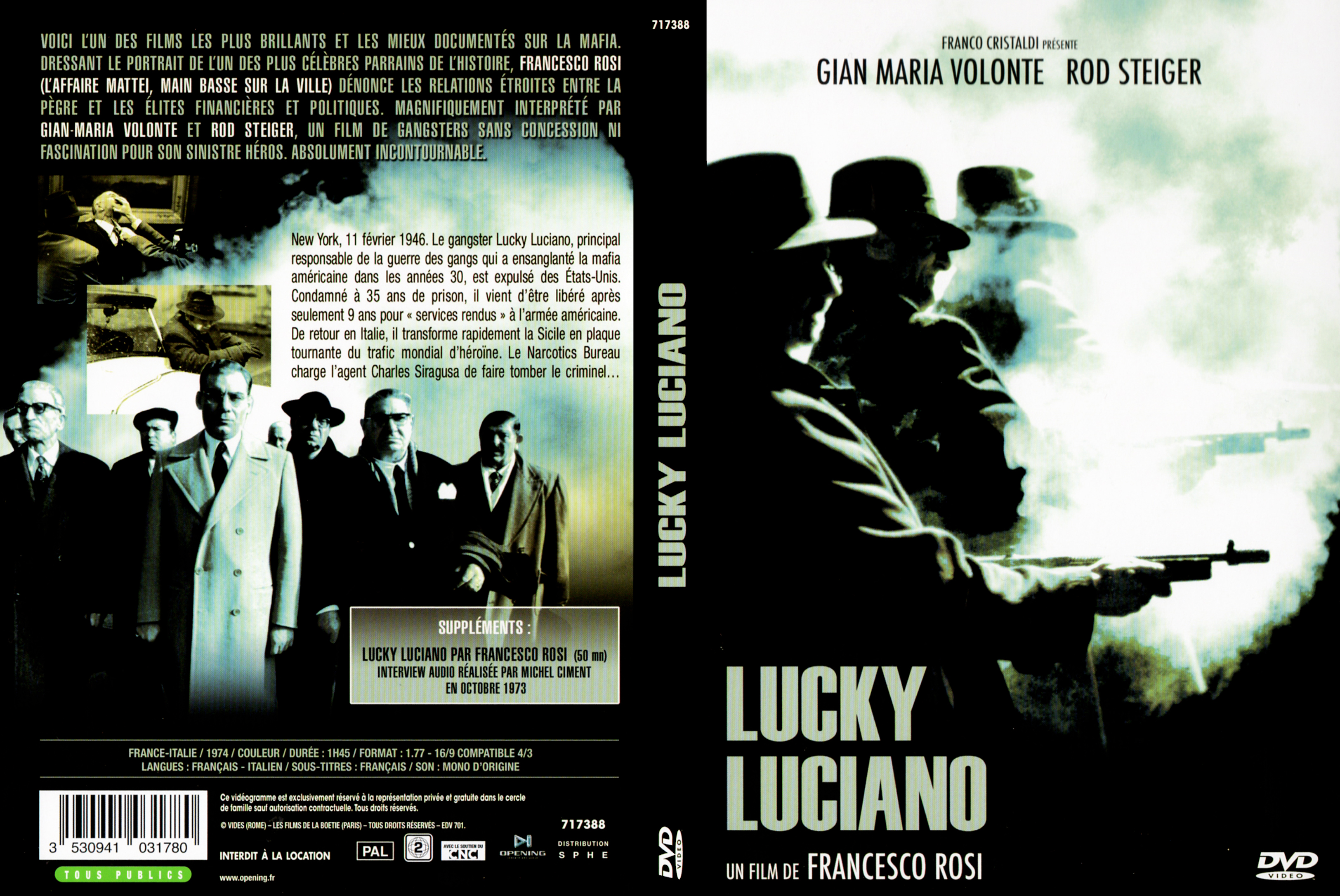 Jaquette DVD Lucky Luciano
