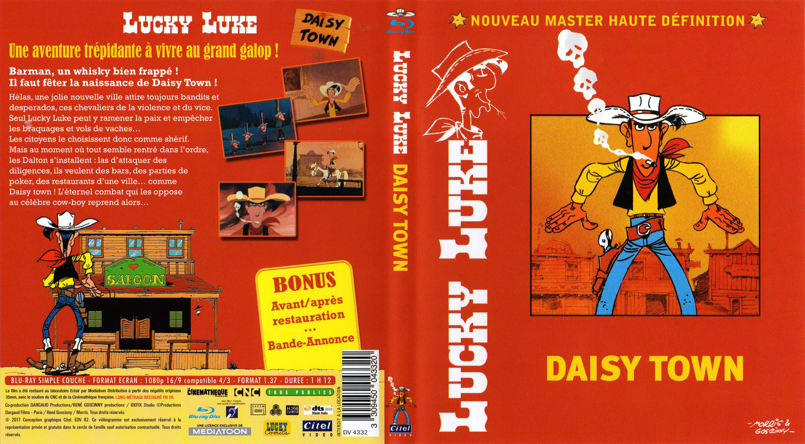 Jaquette DVD Lucky Luke Daisy Town (BLU-RAY)