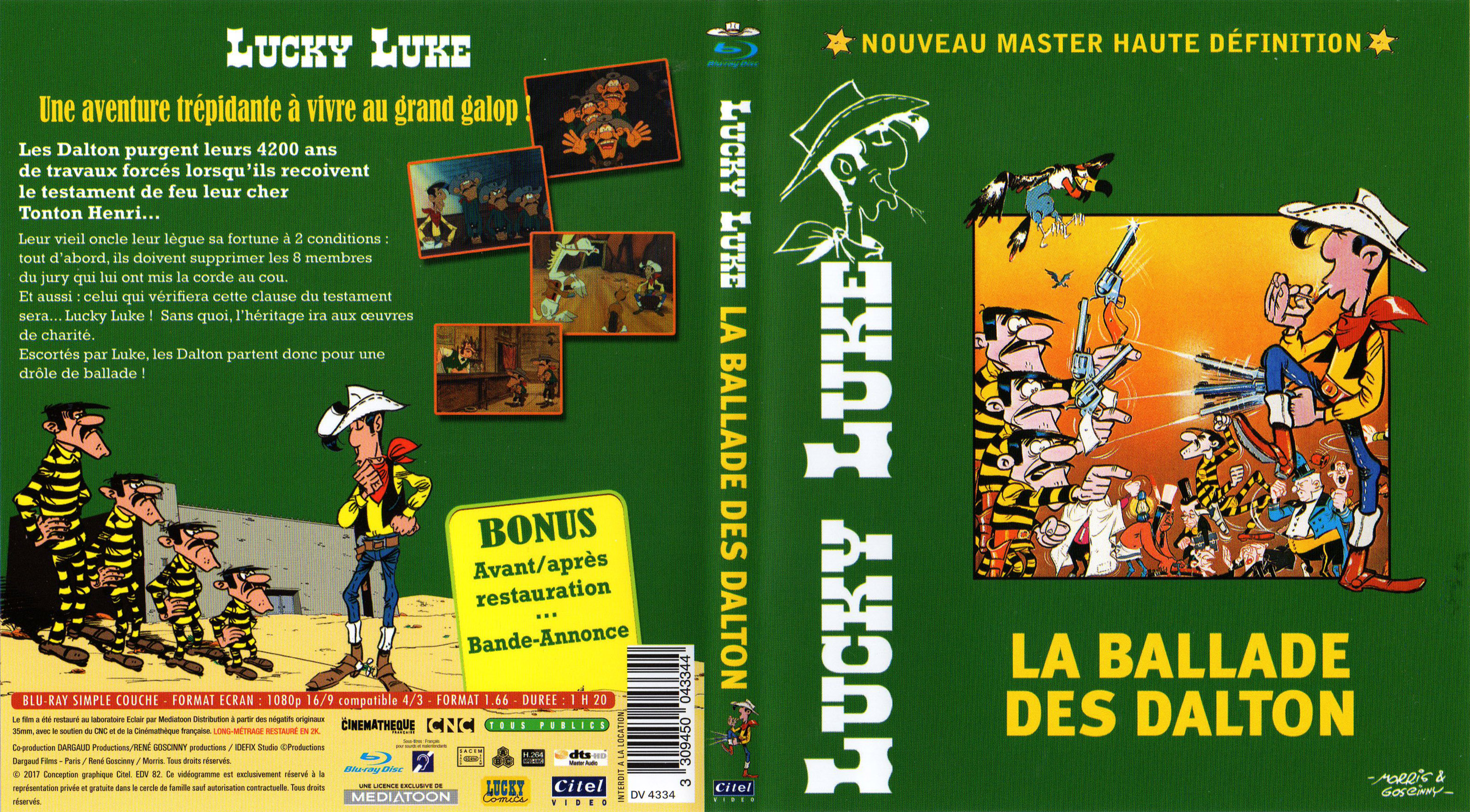 Jaquette DVD Lucky Luke La ballade des Dalton (BLU-RAY)