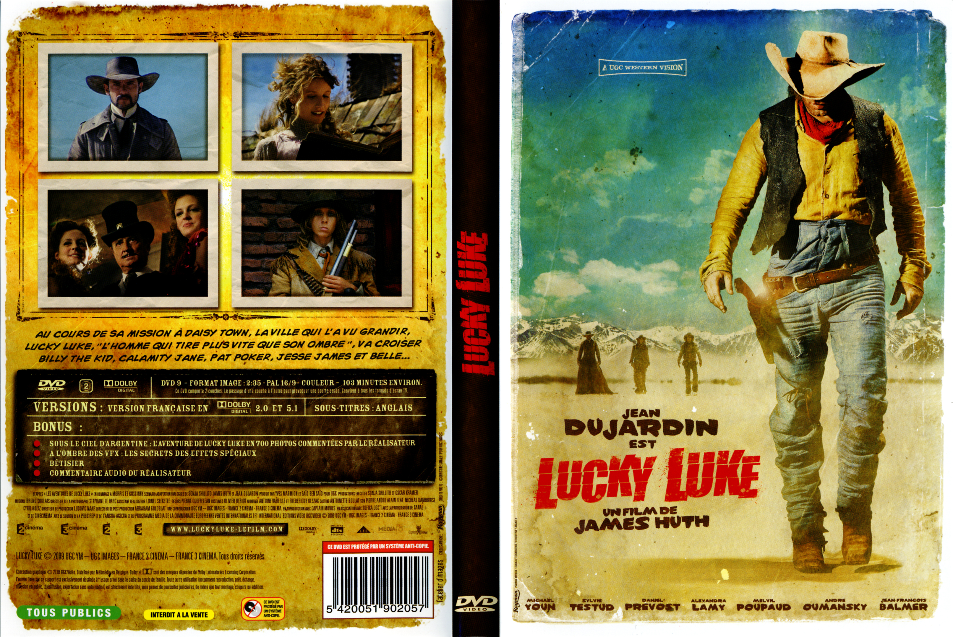 Jaquette DVD Lucky Luke (2009)