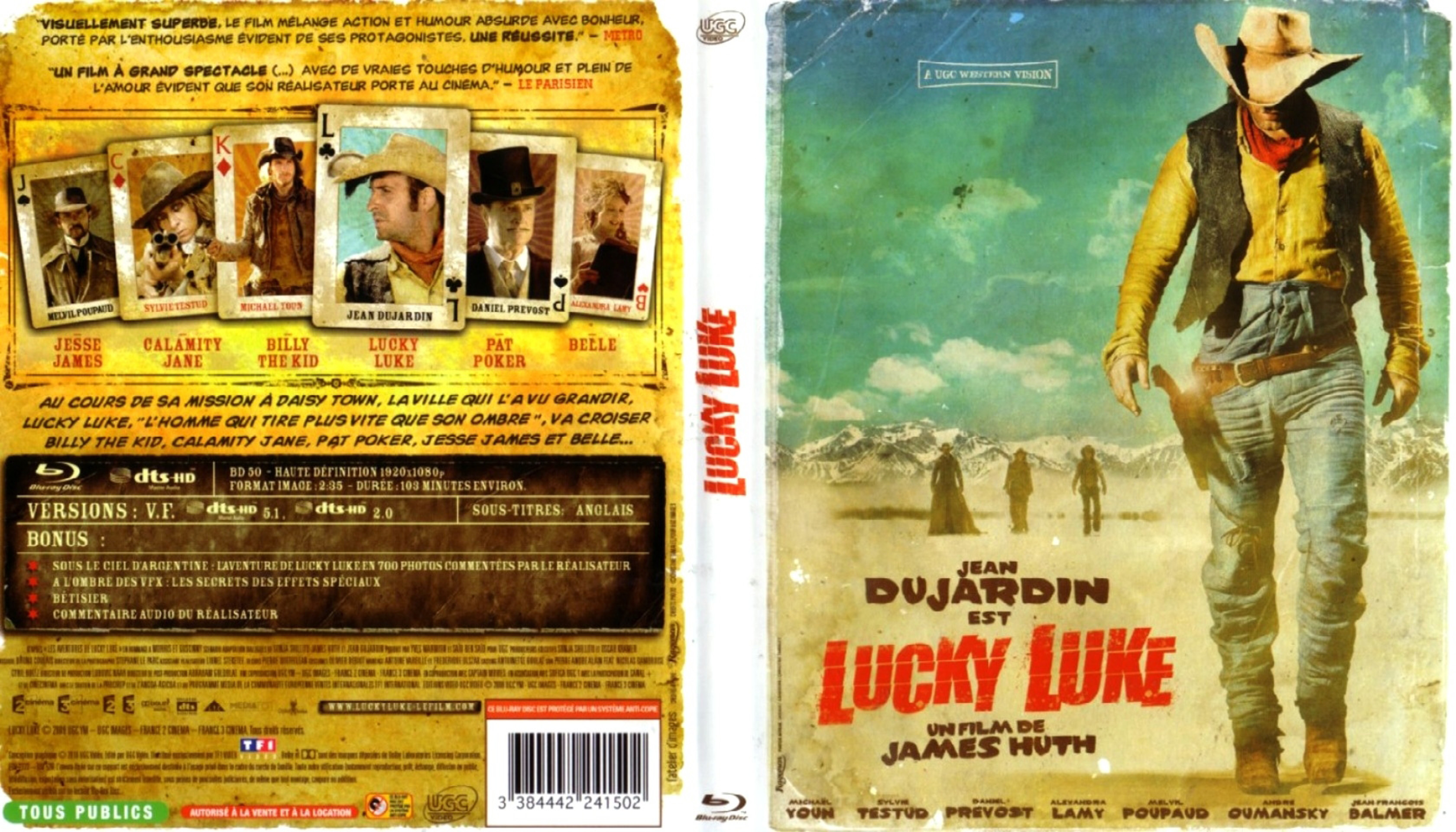 Jaquette DVD Lucky Luke (2009) (BLU-RAY)