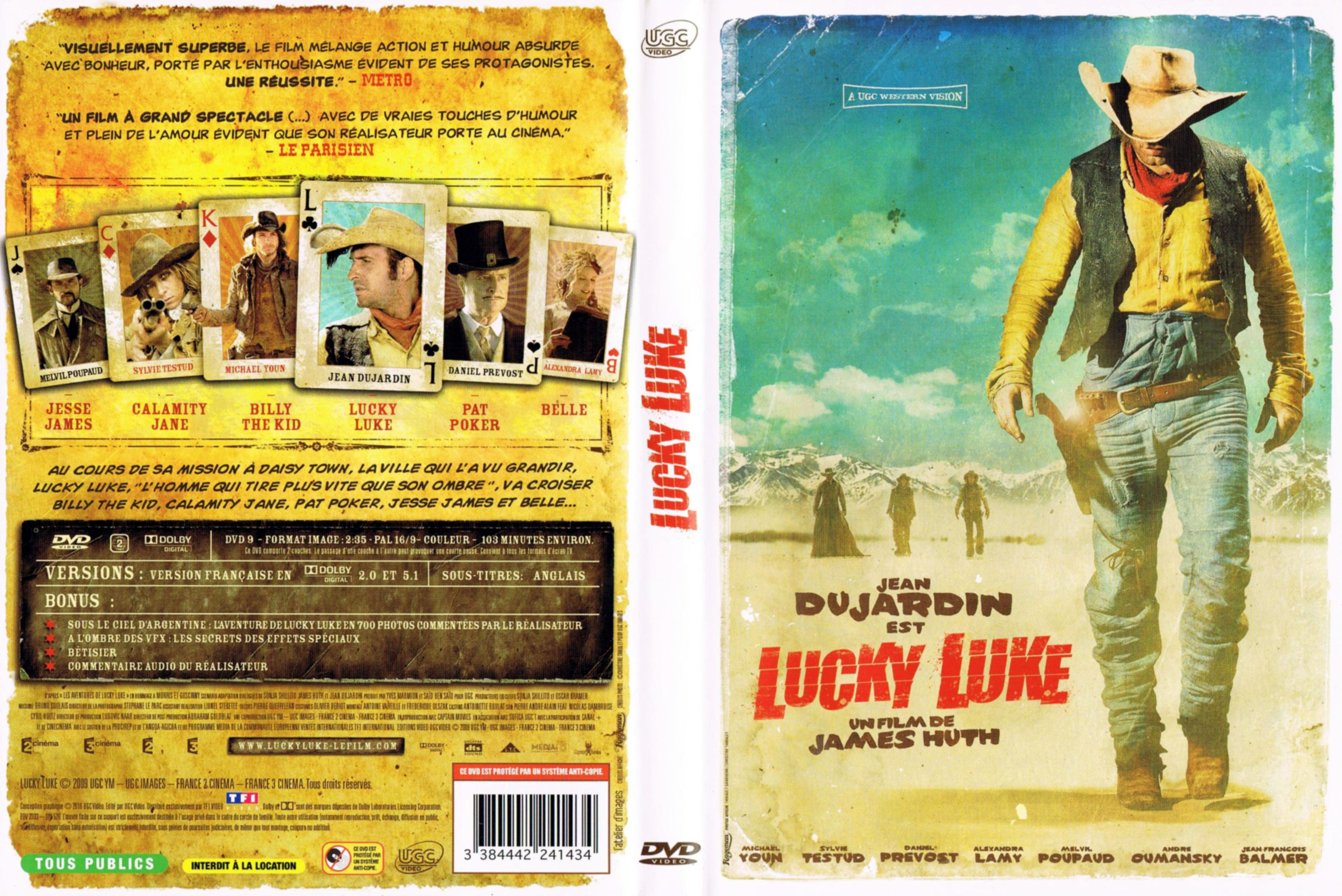 Jaquette DVD Lucky Luke (2009) v3