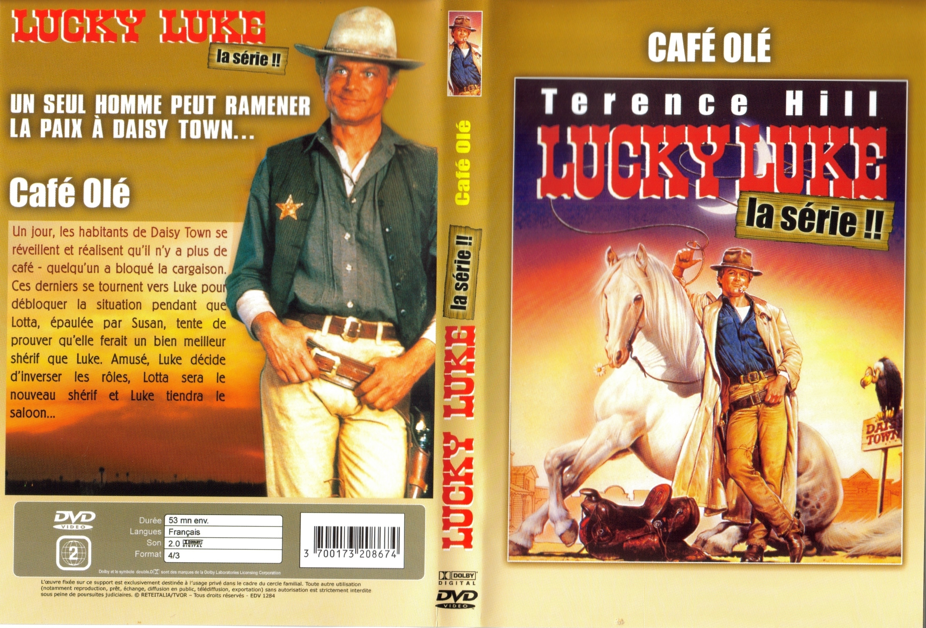 Jaquette DVD Lucky Luke (Terence Hill) - Caf ol