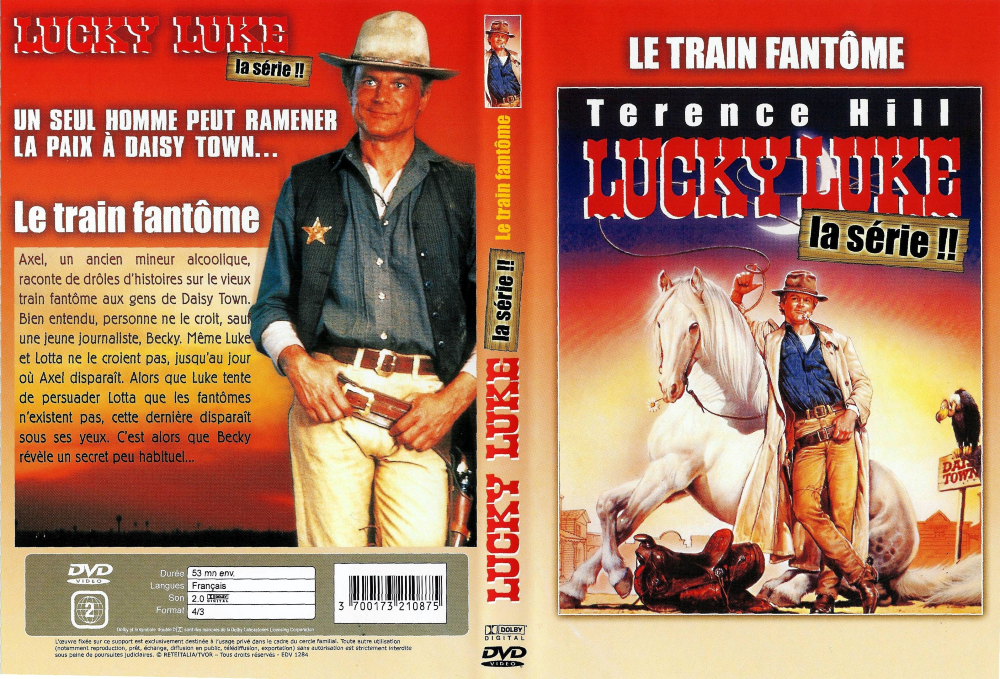 Jaquette DVD Lucky Luke (Terence Hill) - Le train fantome
