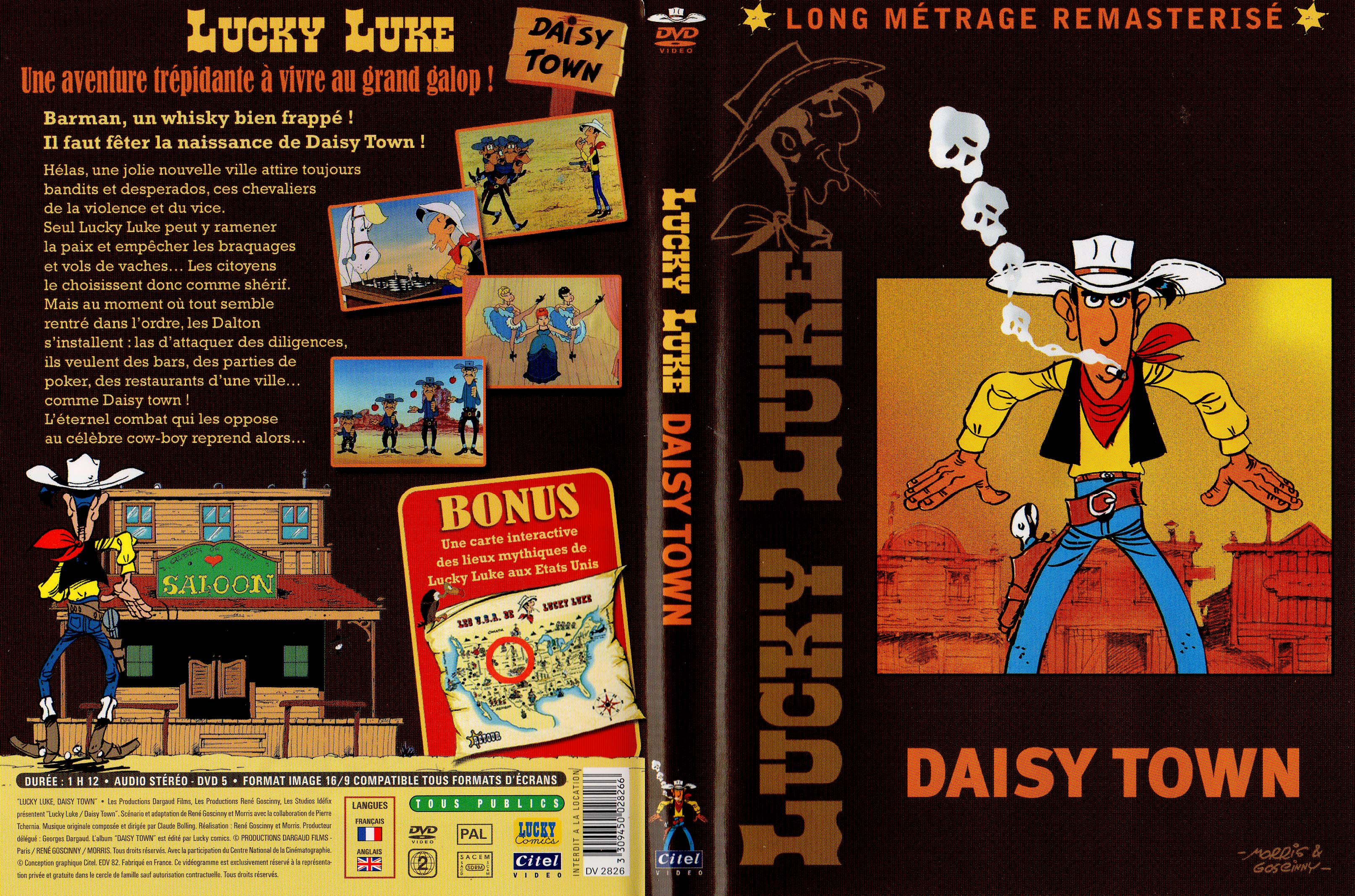 Jaquette DVD Lucky Luke - Daisy Town v2