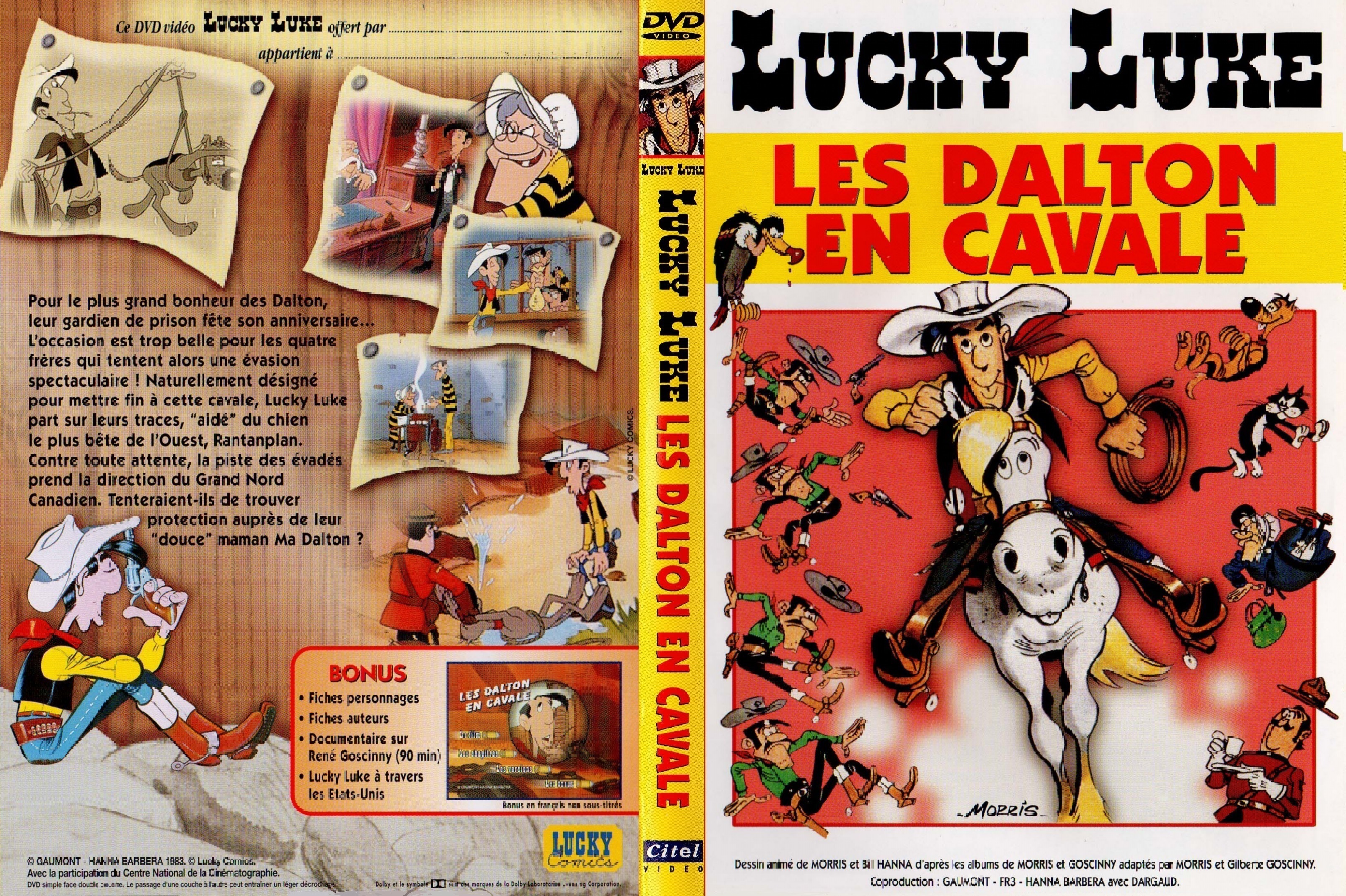 Jaquette DVD Lucky Luke - Les Dalton en Cavale