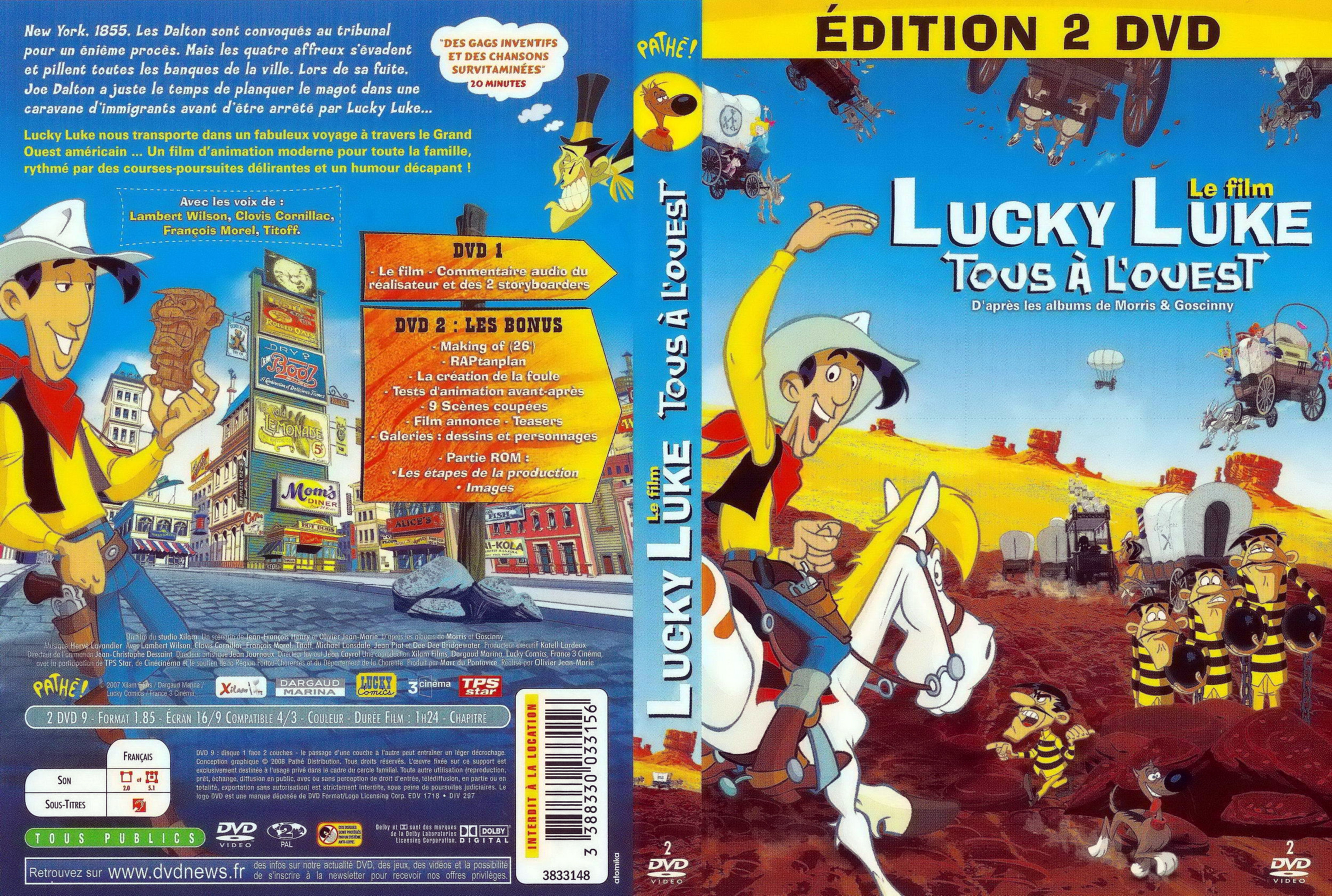 Jaquette DVD Lucky Luke - Tous  l