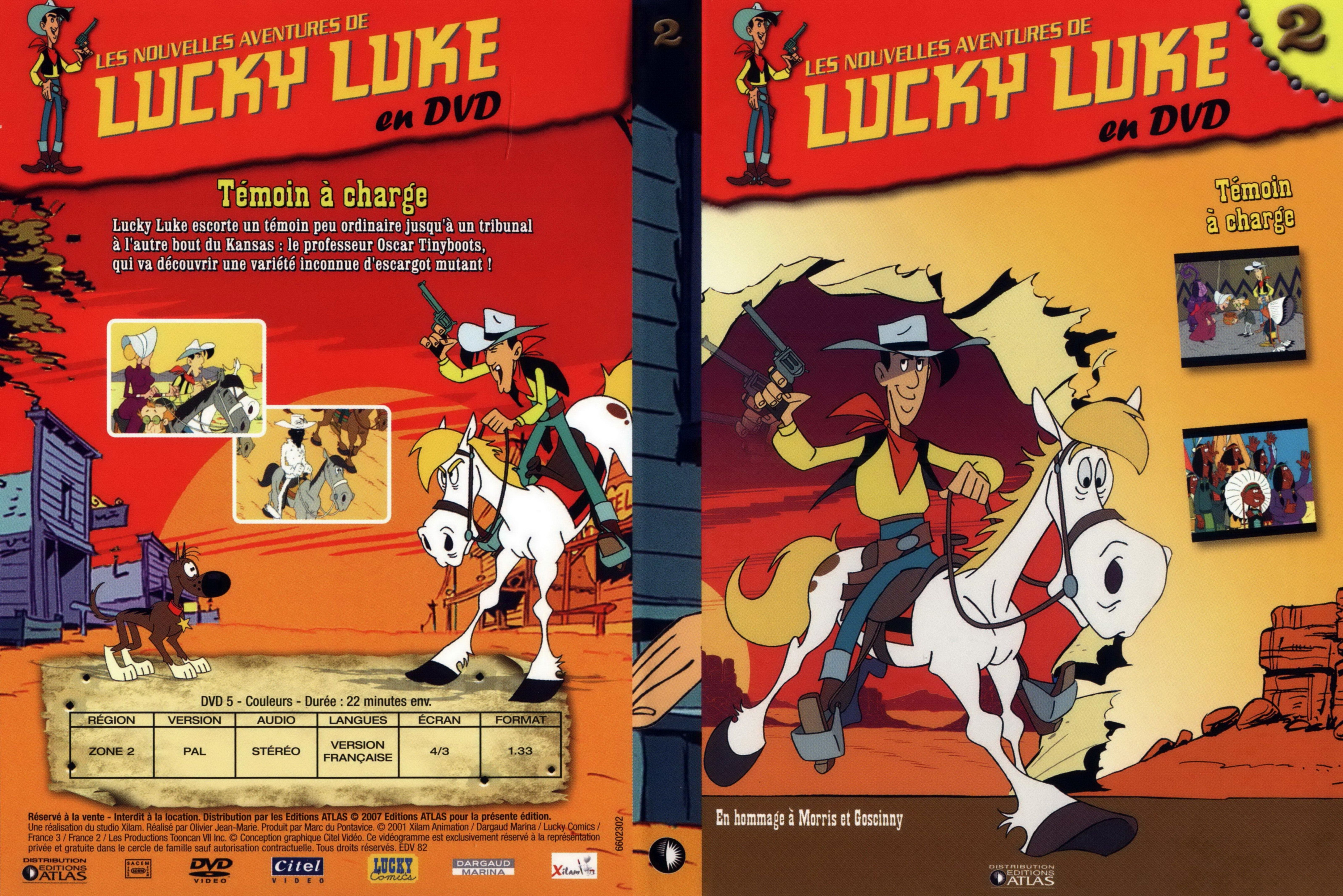 Jaquette DVD Lucky Luke en DVD vol 02