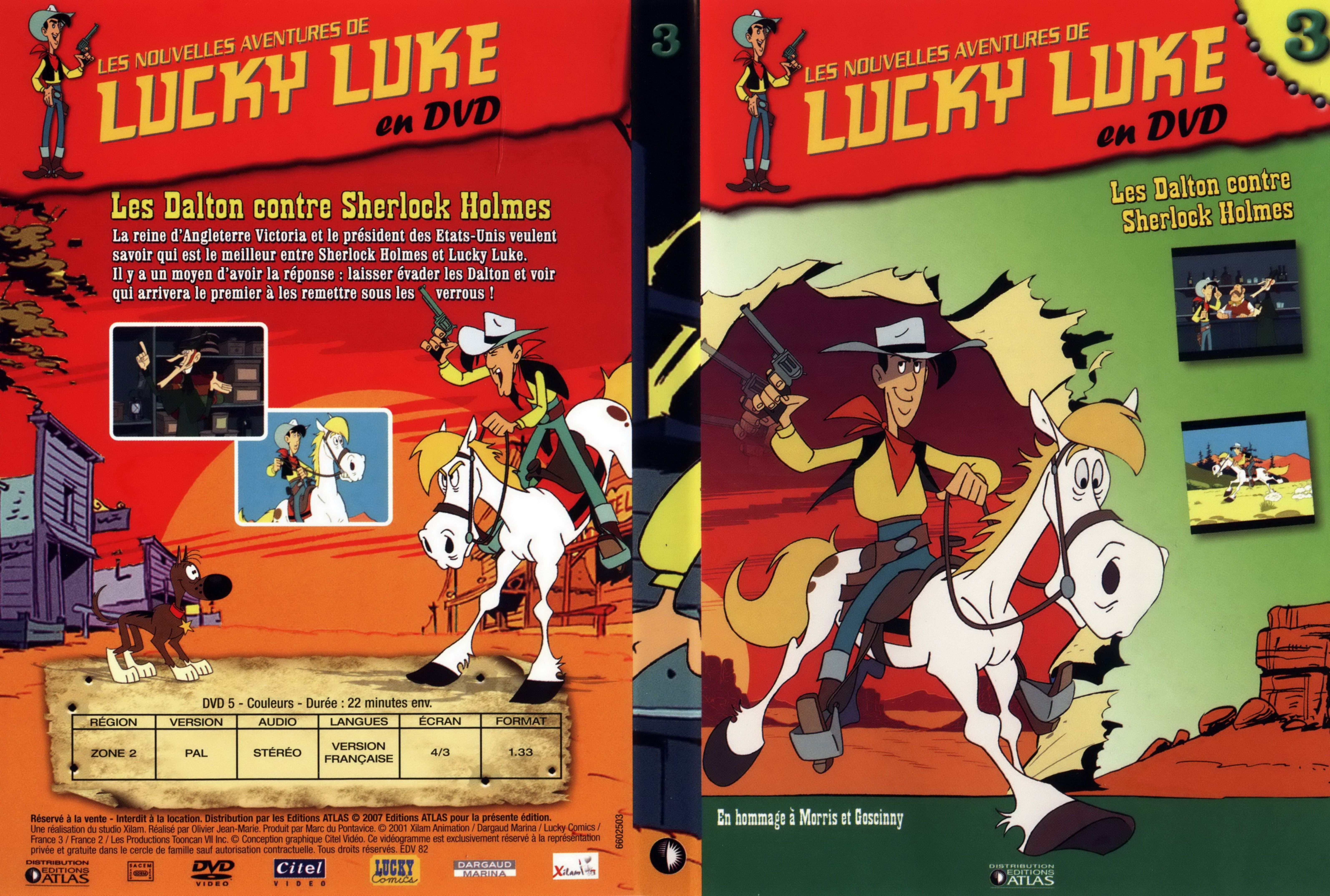 Jaquette DVD Lucky Luke en DVD vol 03